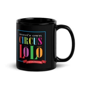 Circus Lolo Black Glossy Mug