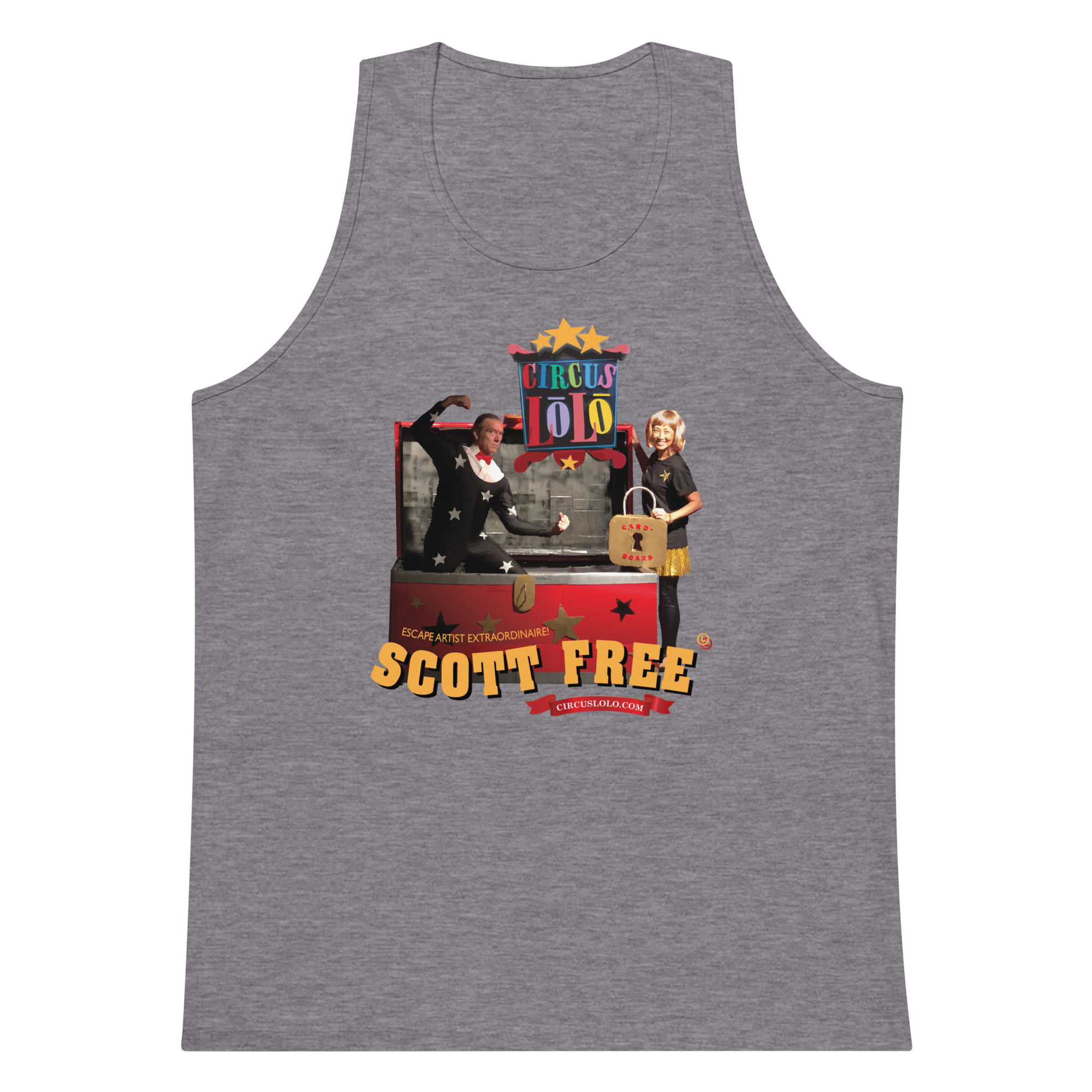 Circus Lolo Scott Free Men's Premium Tank - Image 7