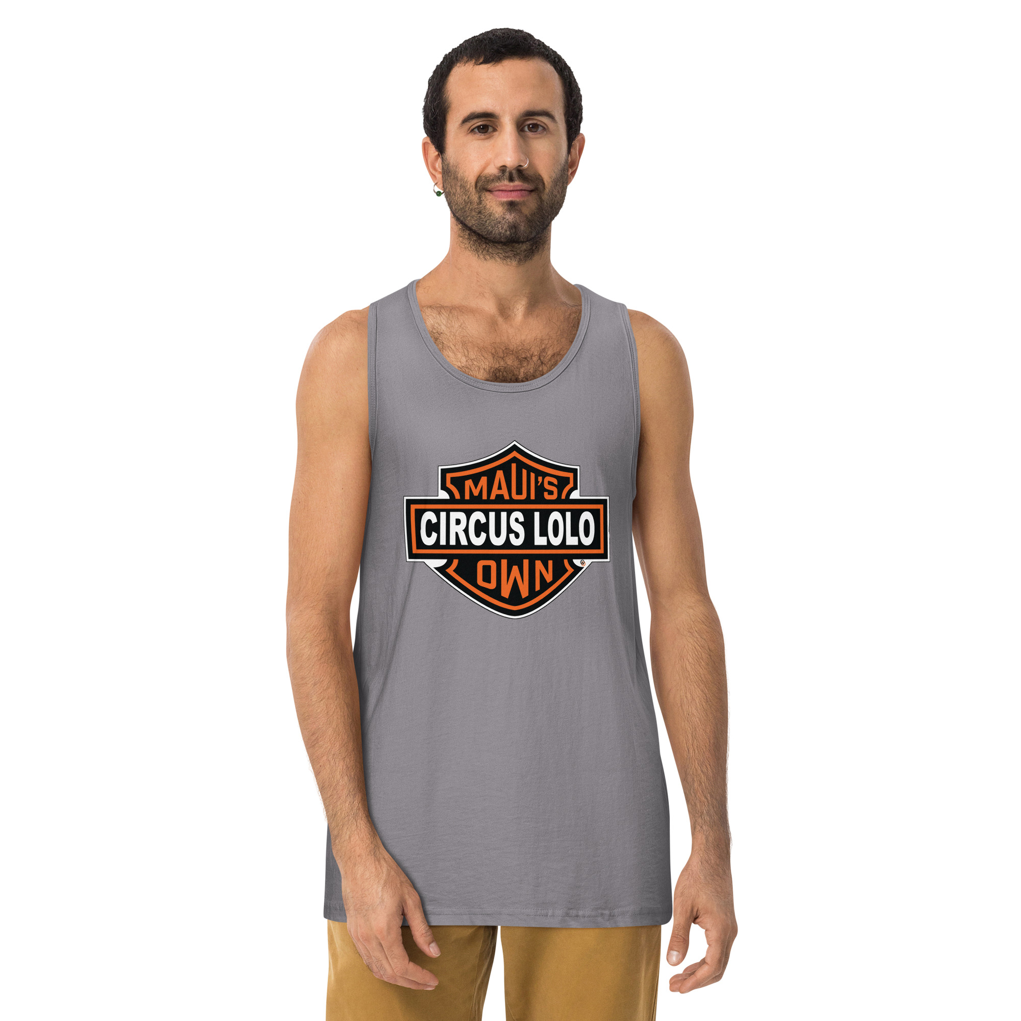 Circus Lolo Hardly Davidson Men’s Premium Tank