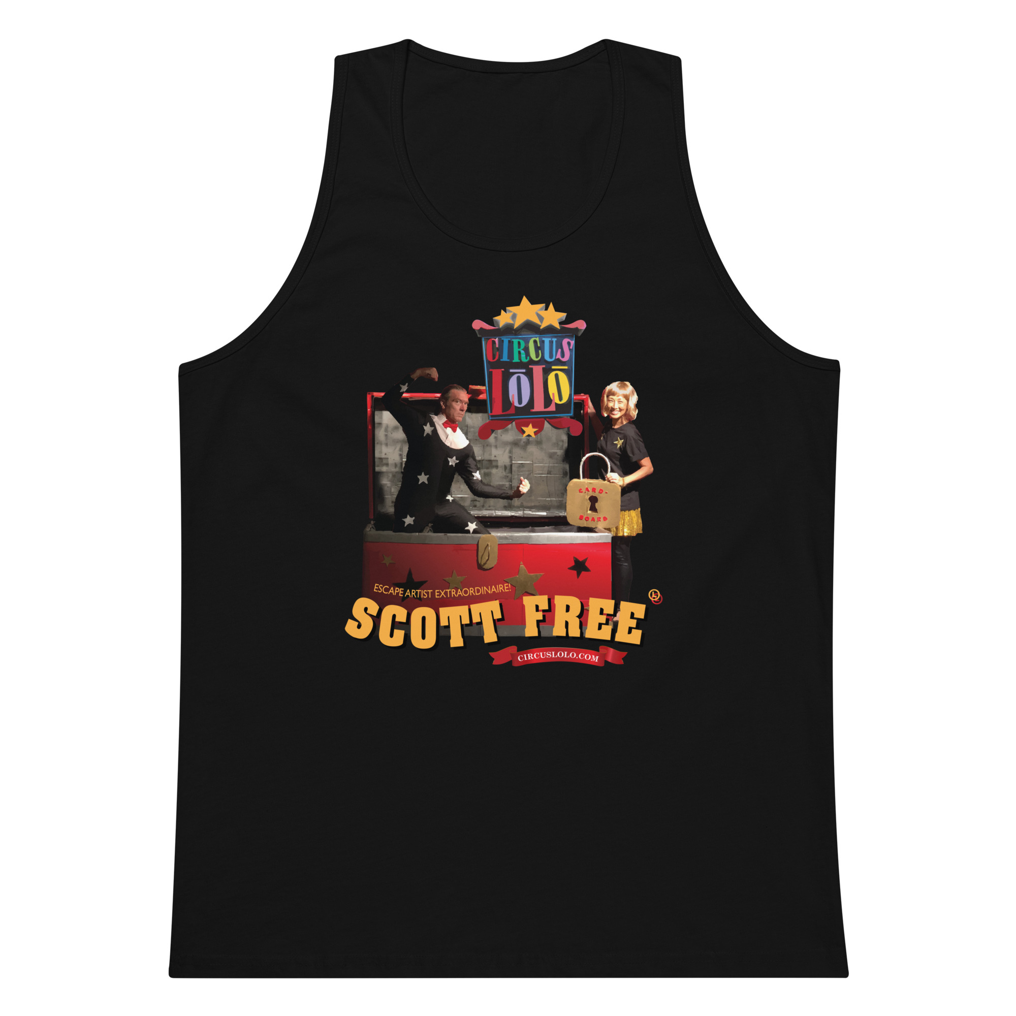Circus Lolo Scott Free Men's Premium Tank - Image 2