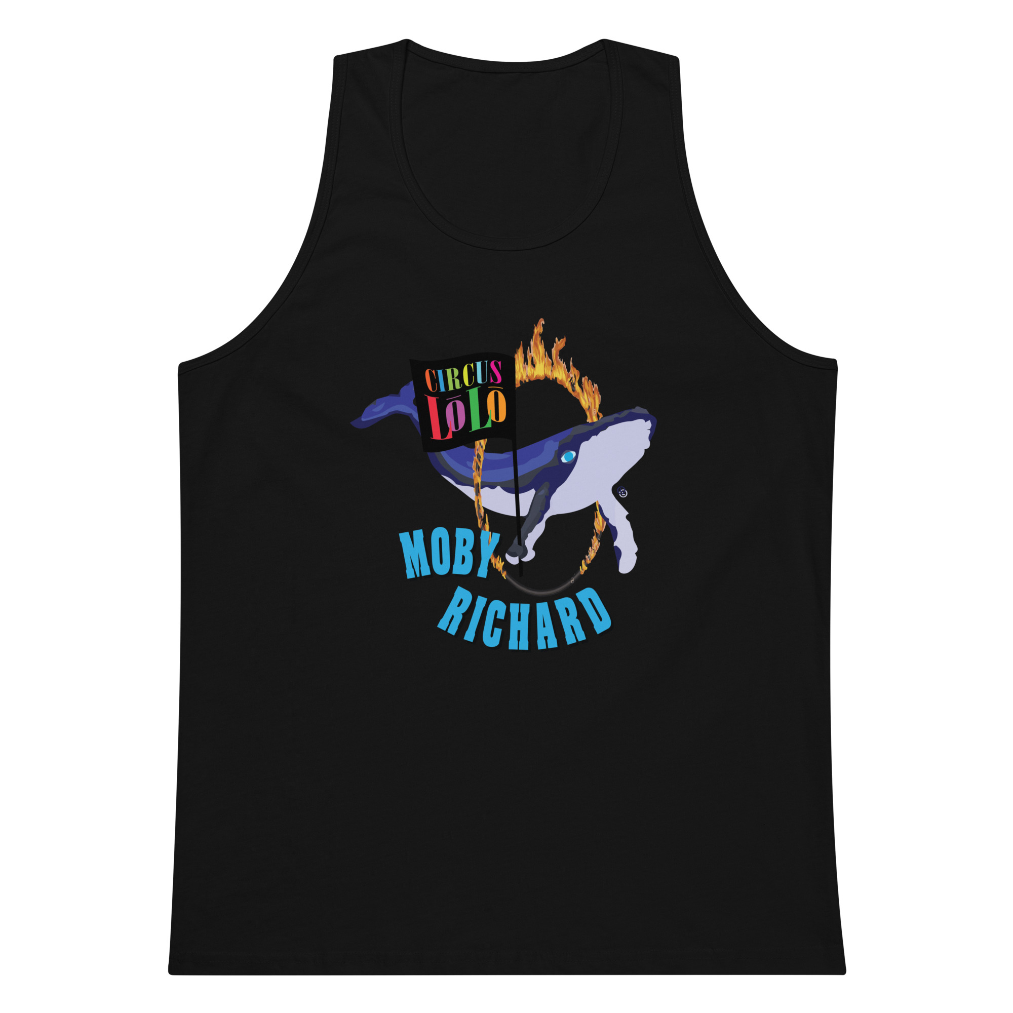 Circus Lolo Moby Richard Men’s Premium Tank - Image 6