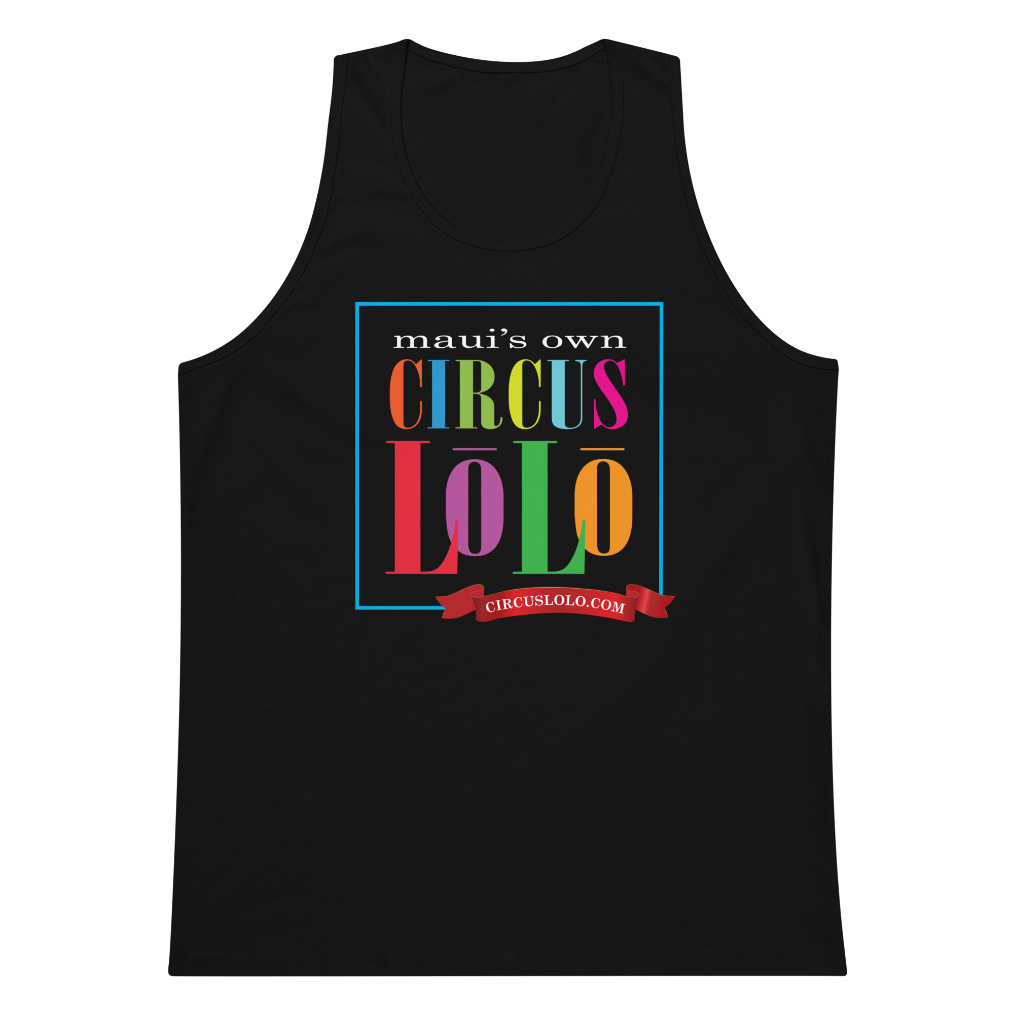 Circus Lolo Big Logo Men’s Premium Tank - Image 6