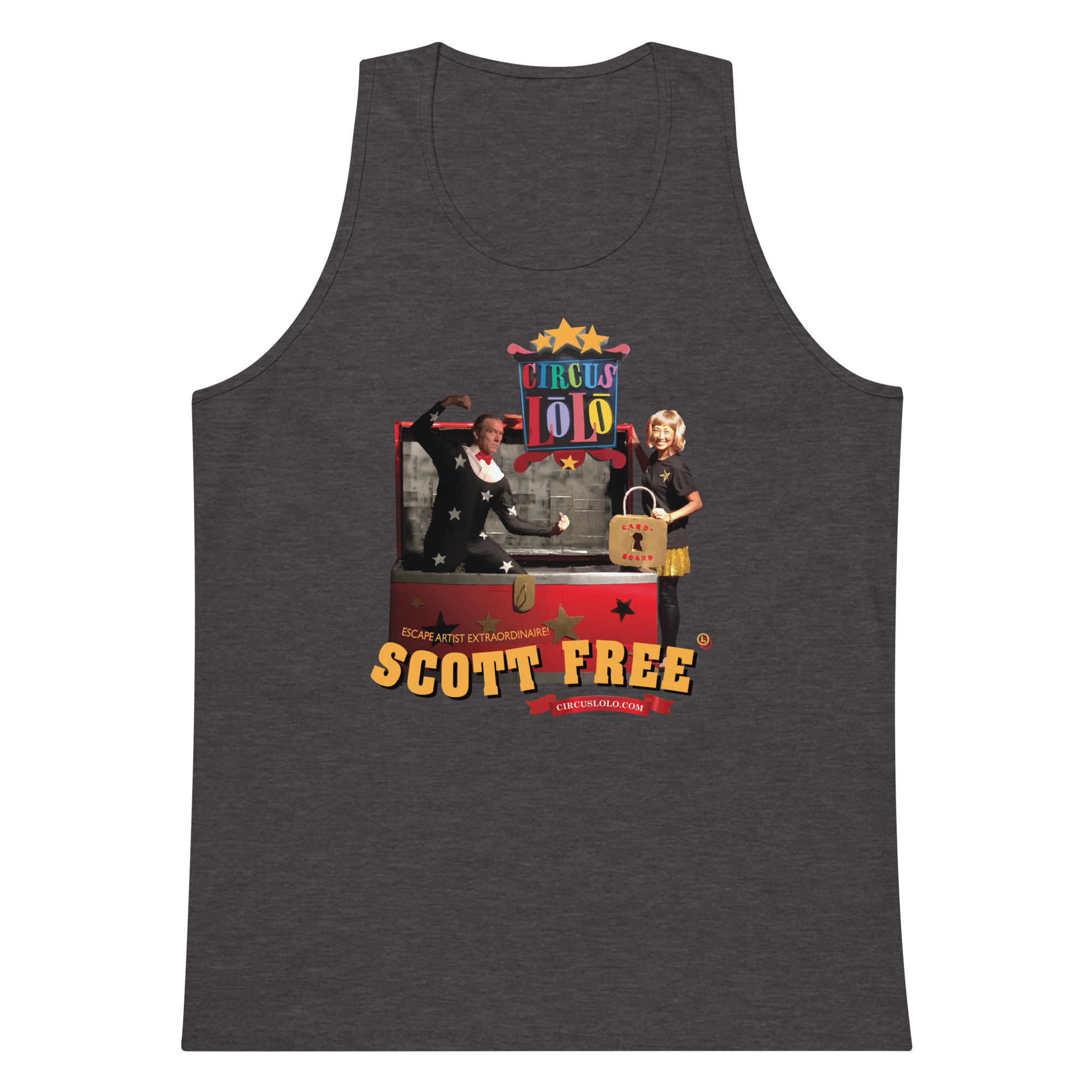 Circus Lolo Scott Free Men's Premium Tank - Image 5