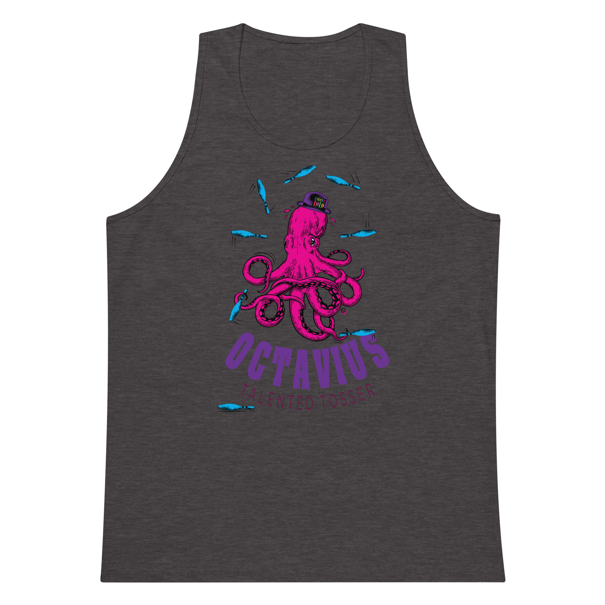 Circus Lolo Octavius Octopus Men’s Premium Tank - Image 5