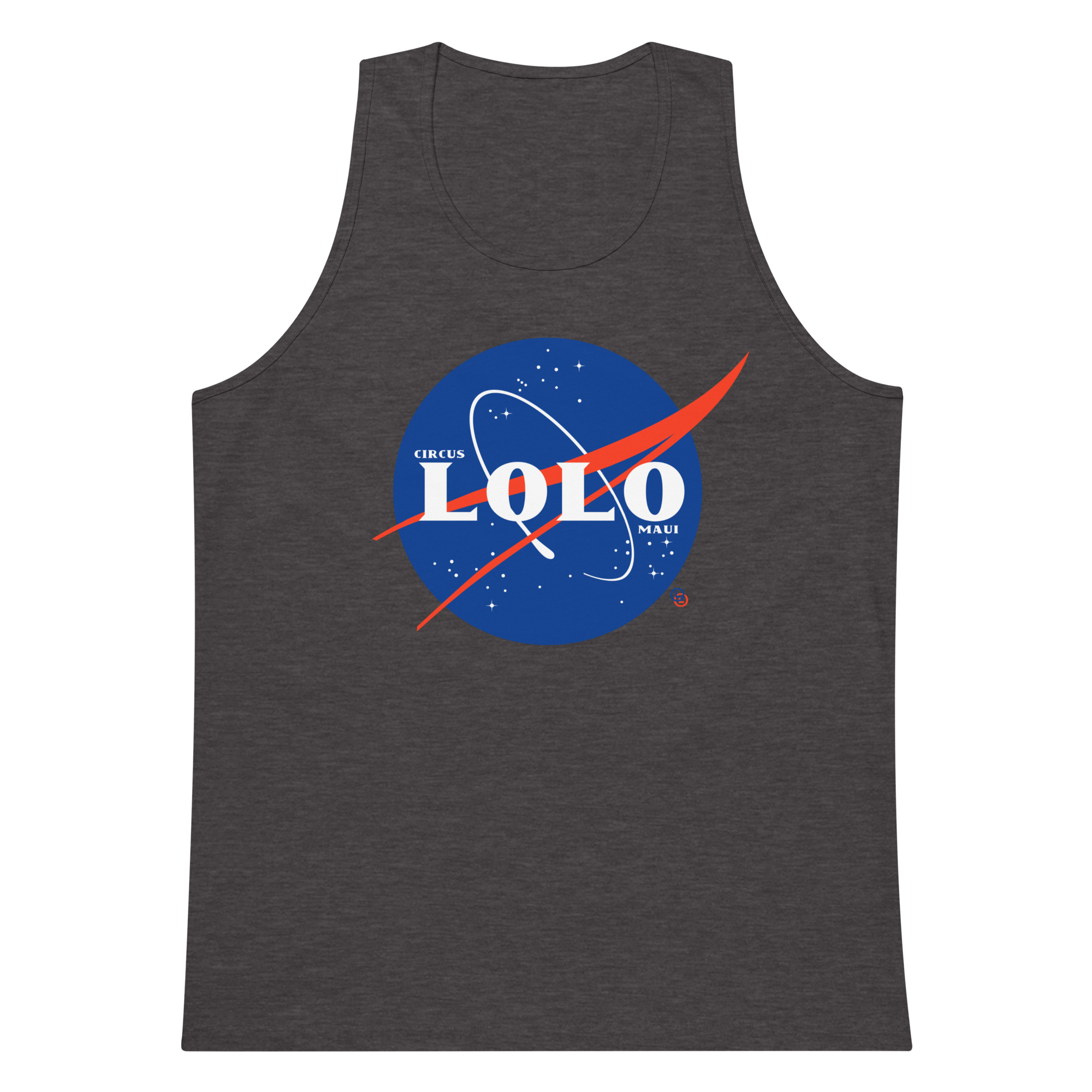 Circus Lolo Spaceball Men’s Premium Tank - Image 9