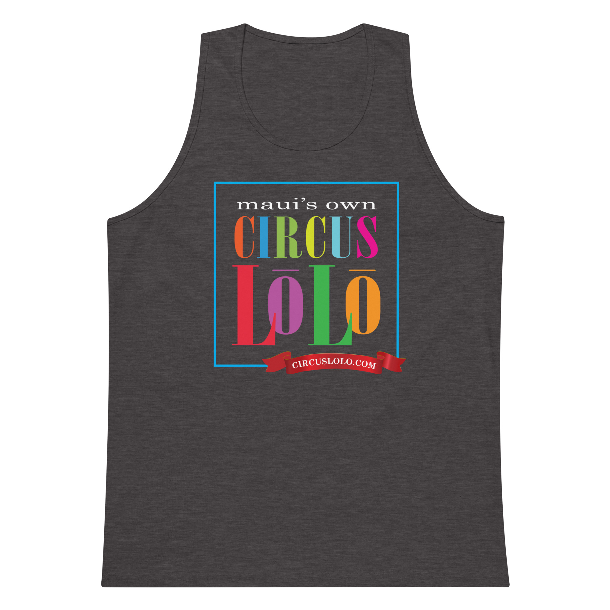 Circus Lolo Big Logo Men’s Premium Tank - Image 3