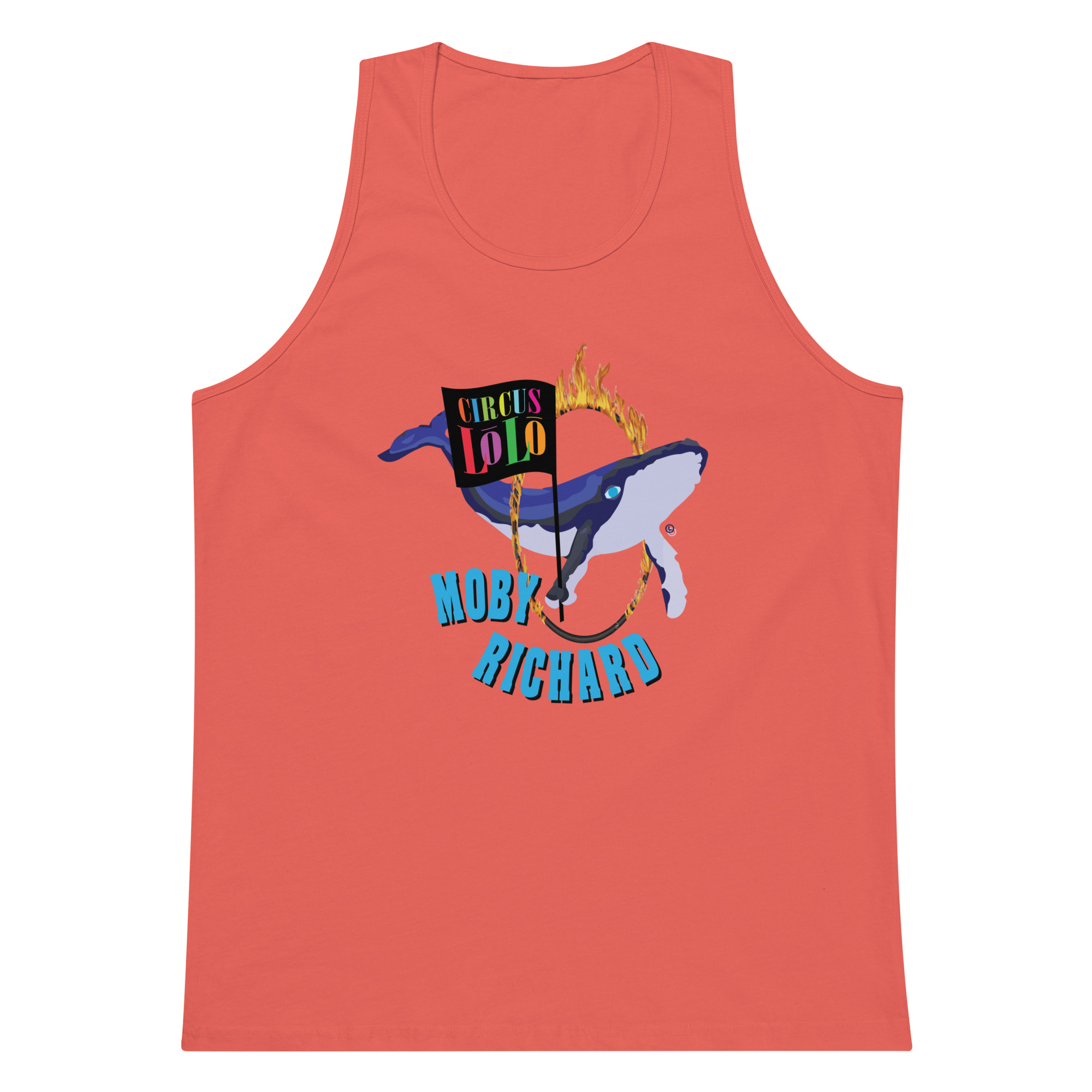 Circus Lolo Moby Richard Men’s Premium Tank - Image 2