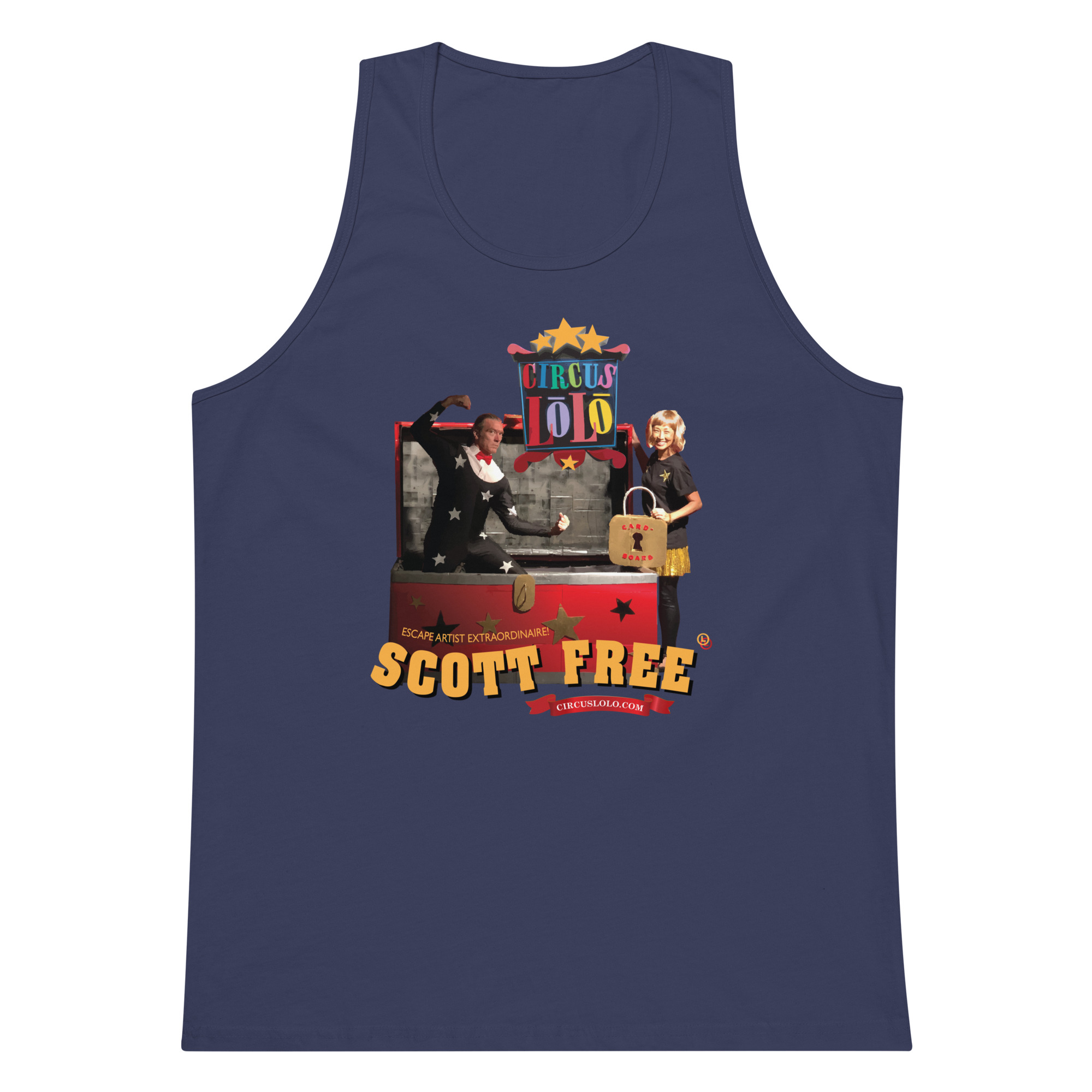 Circus Lolo Scott Free Men's Premium Tank - Image 6
