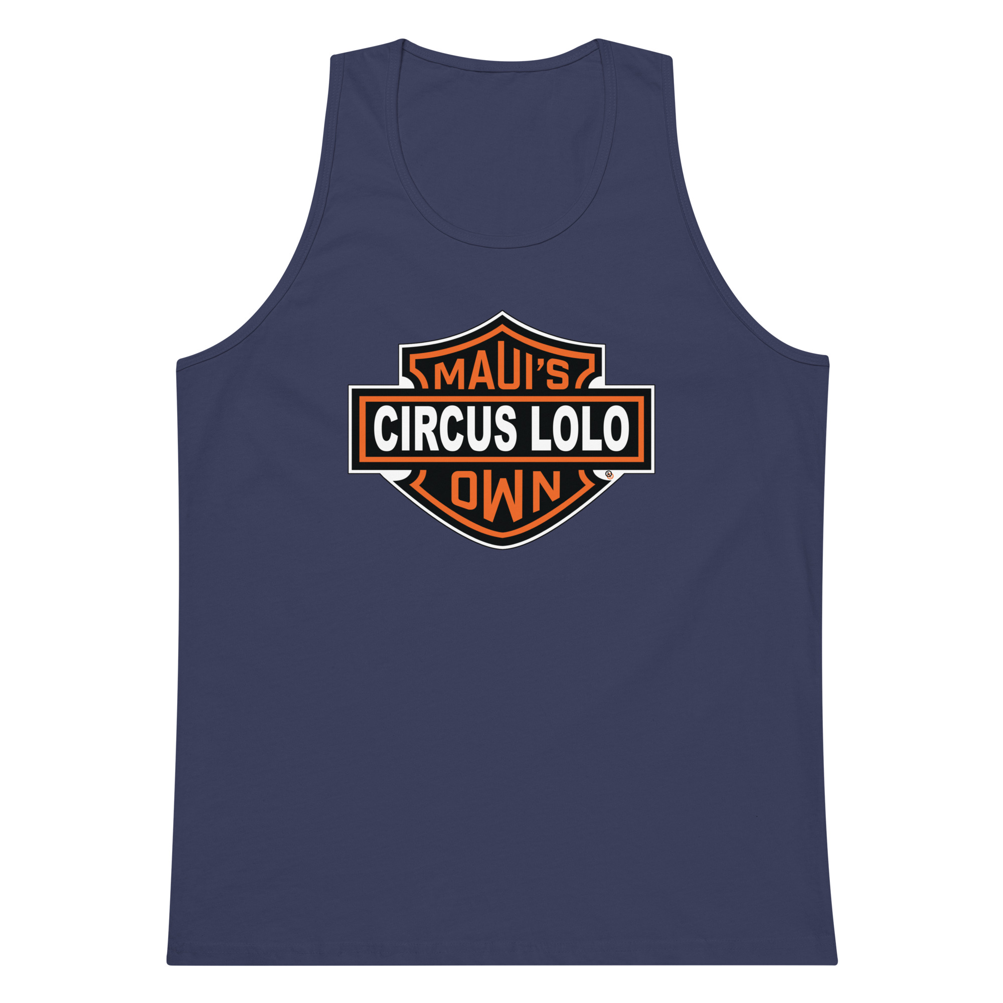 Circus Lolo Hardly Davidson Men’s Premium Tank - Image 5