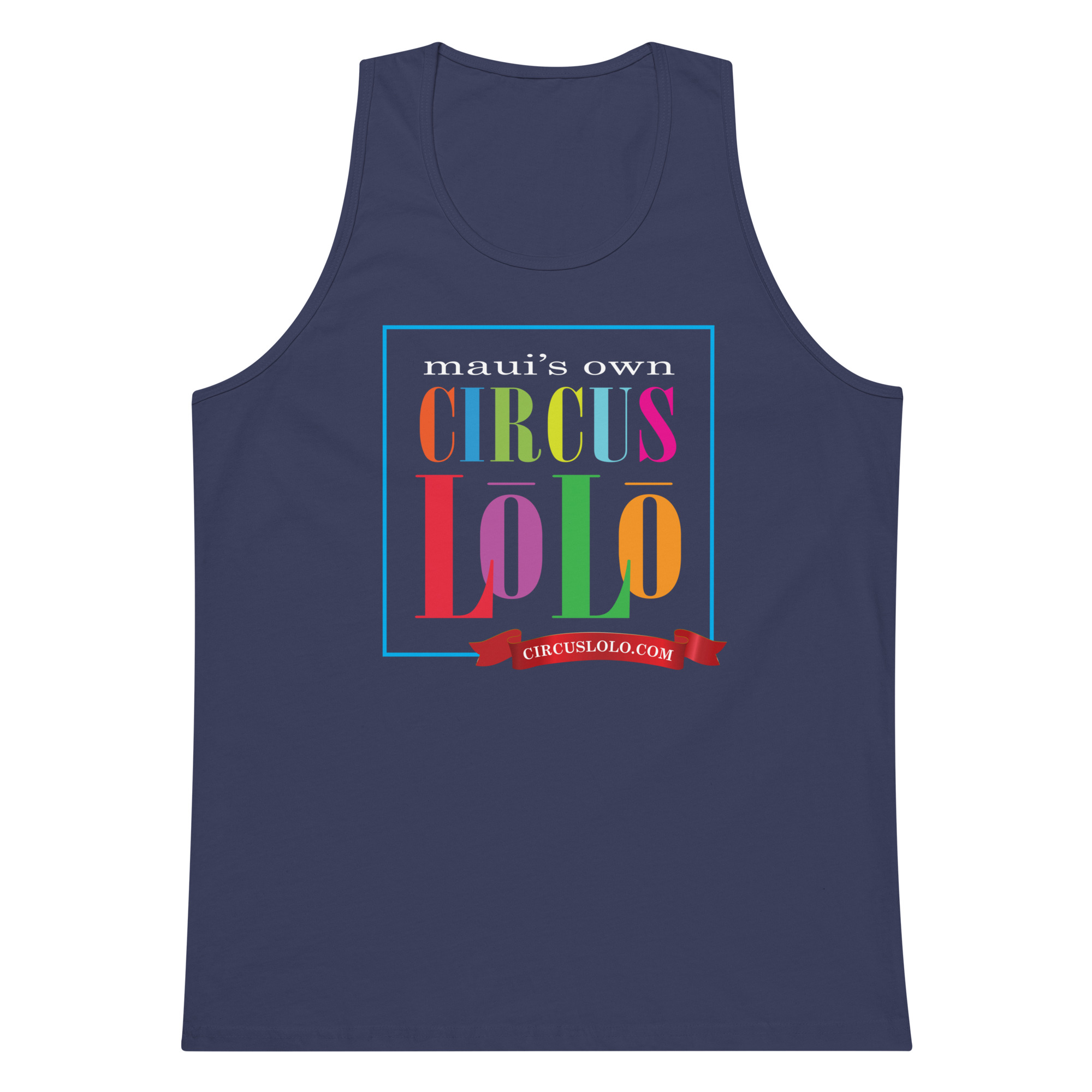 Circus Lolo Big Logo Men’s Premium Tank - Image 2