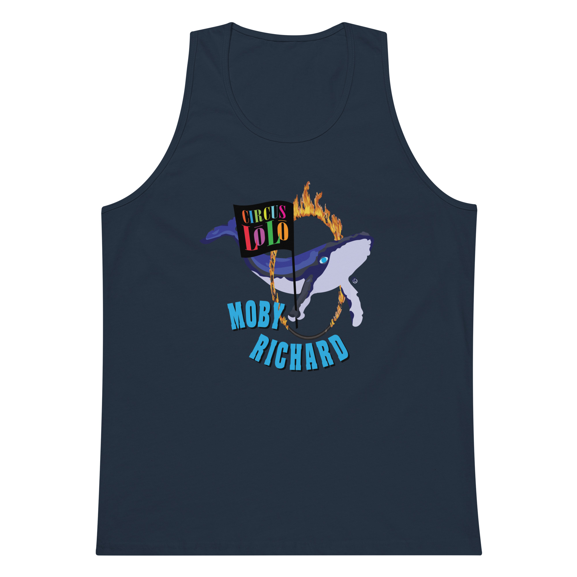 Circus Lolo Moby Richard Men’s Premium Tank - Image 3