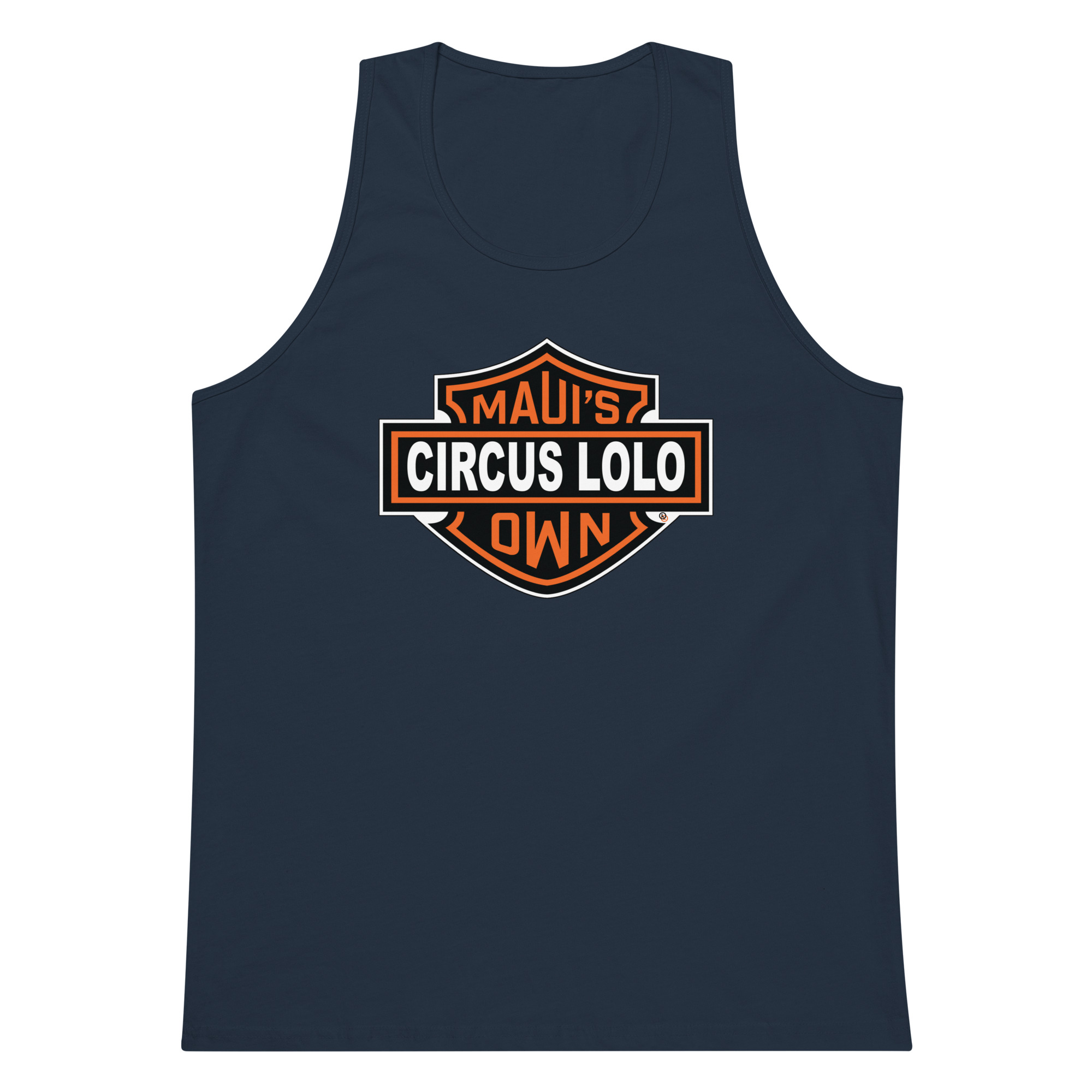 Circus Lolo Hardly Davidson Men’s Premium Tank - Image 3