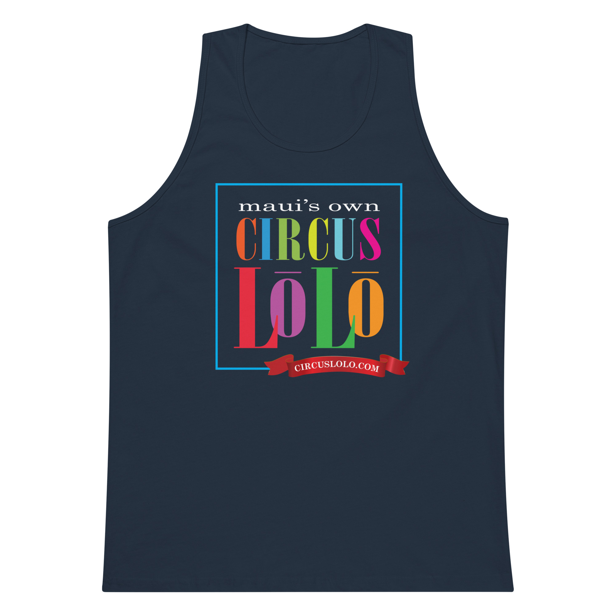 Circus Lolo Big Logo Men’s Premium Tank - Image 4