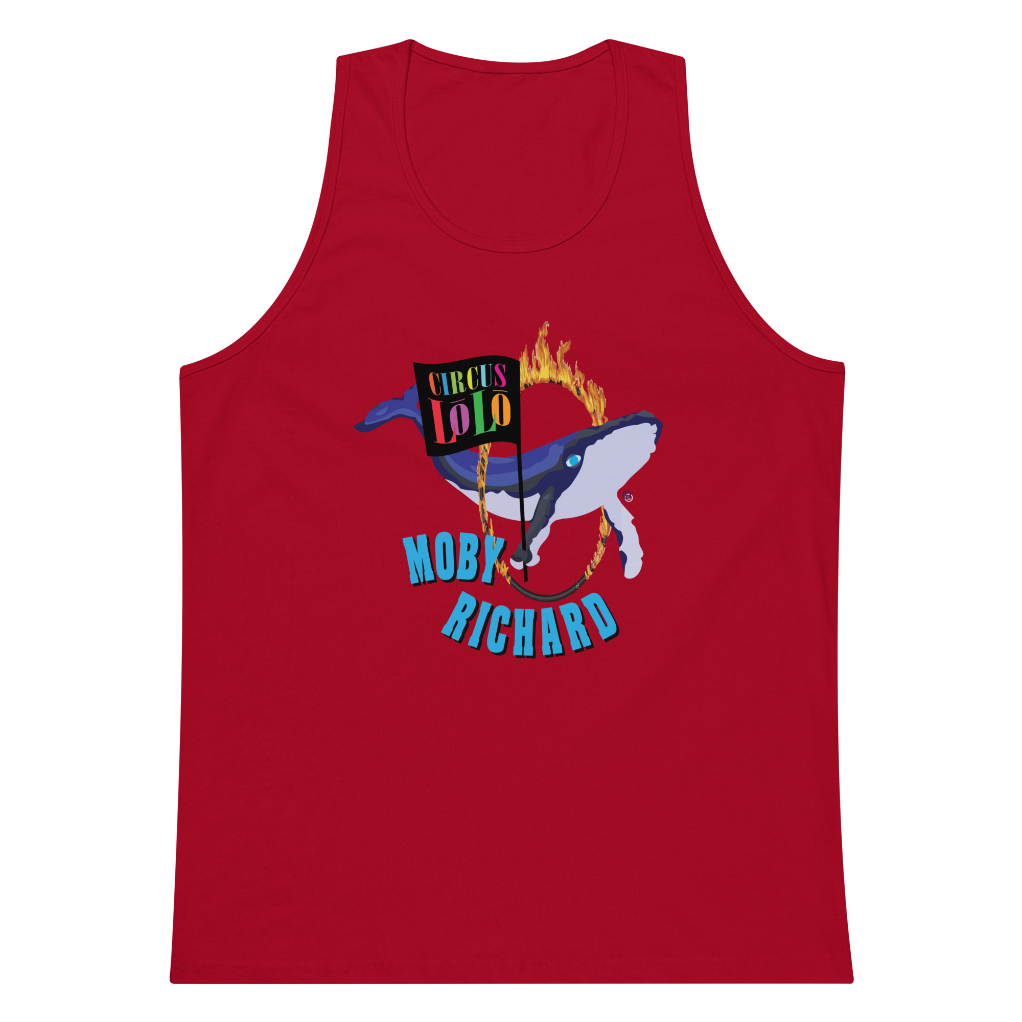 Circus Lolo Moby Richard Men’s Premium Tank - Image 4
