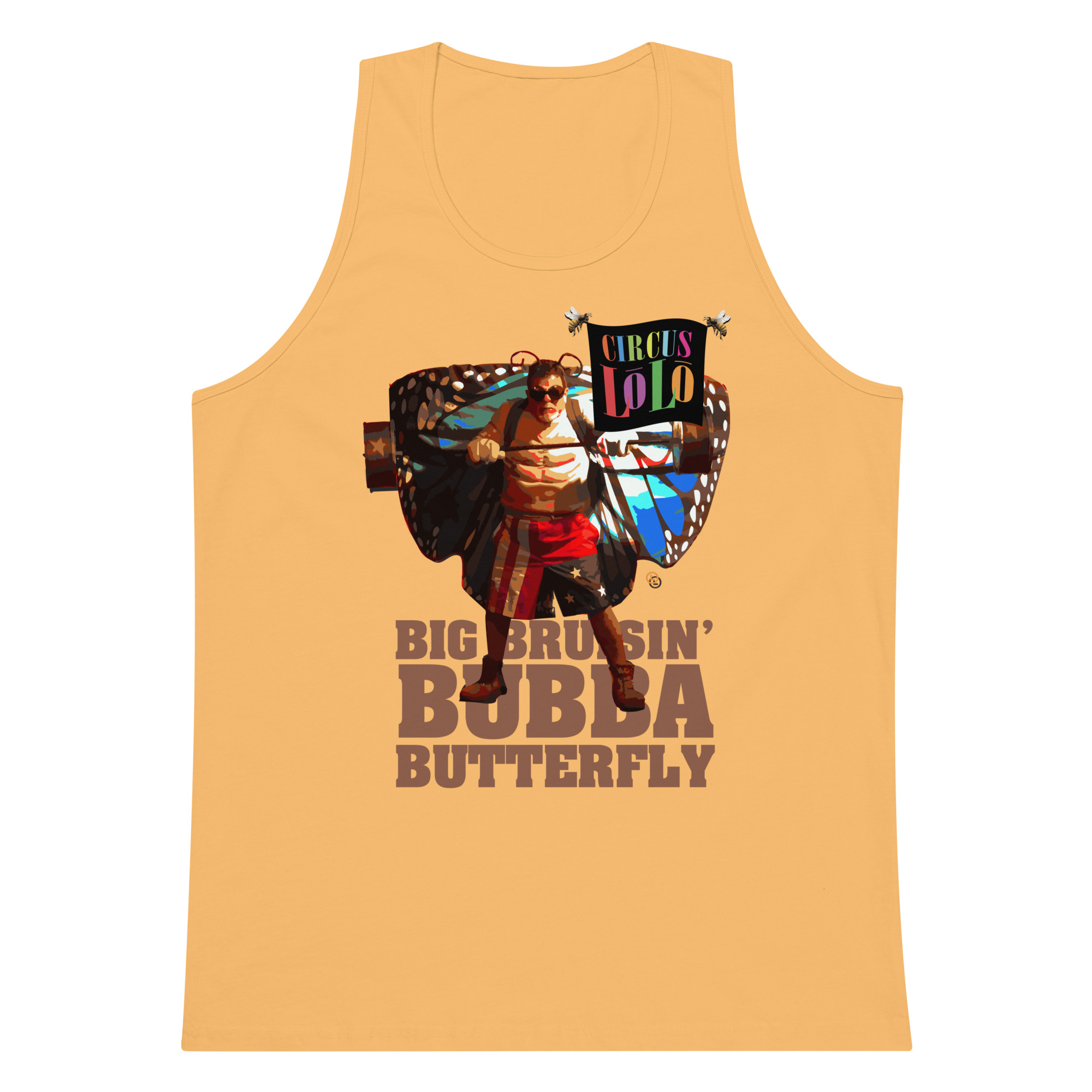 Circus Lolo Bubba Butterfly Men's Premium Tank - Image 2