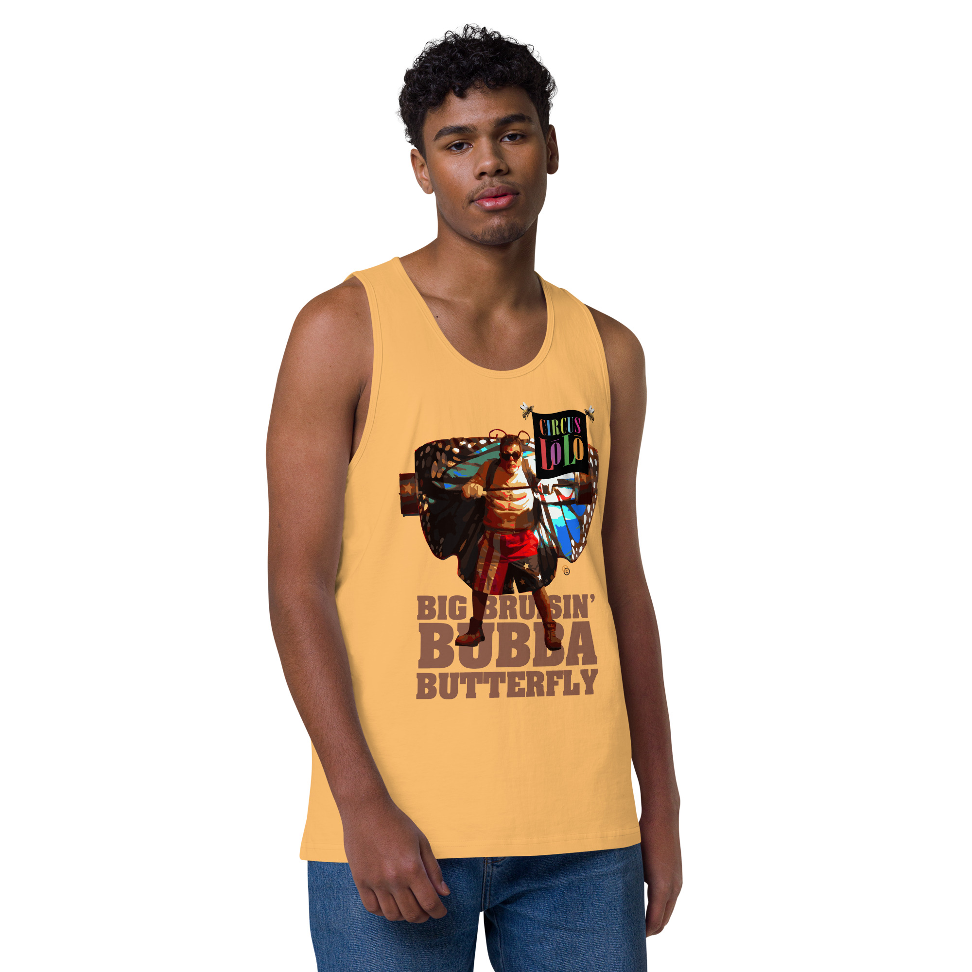 Circus Lolo Bubba Butterfly Men's Premium Tank