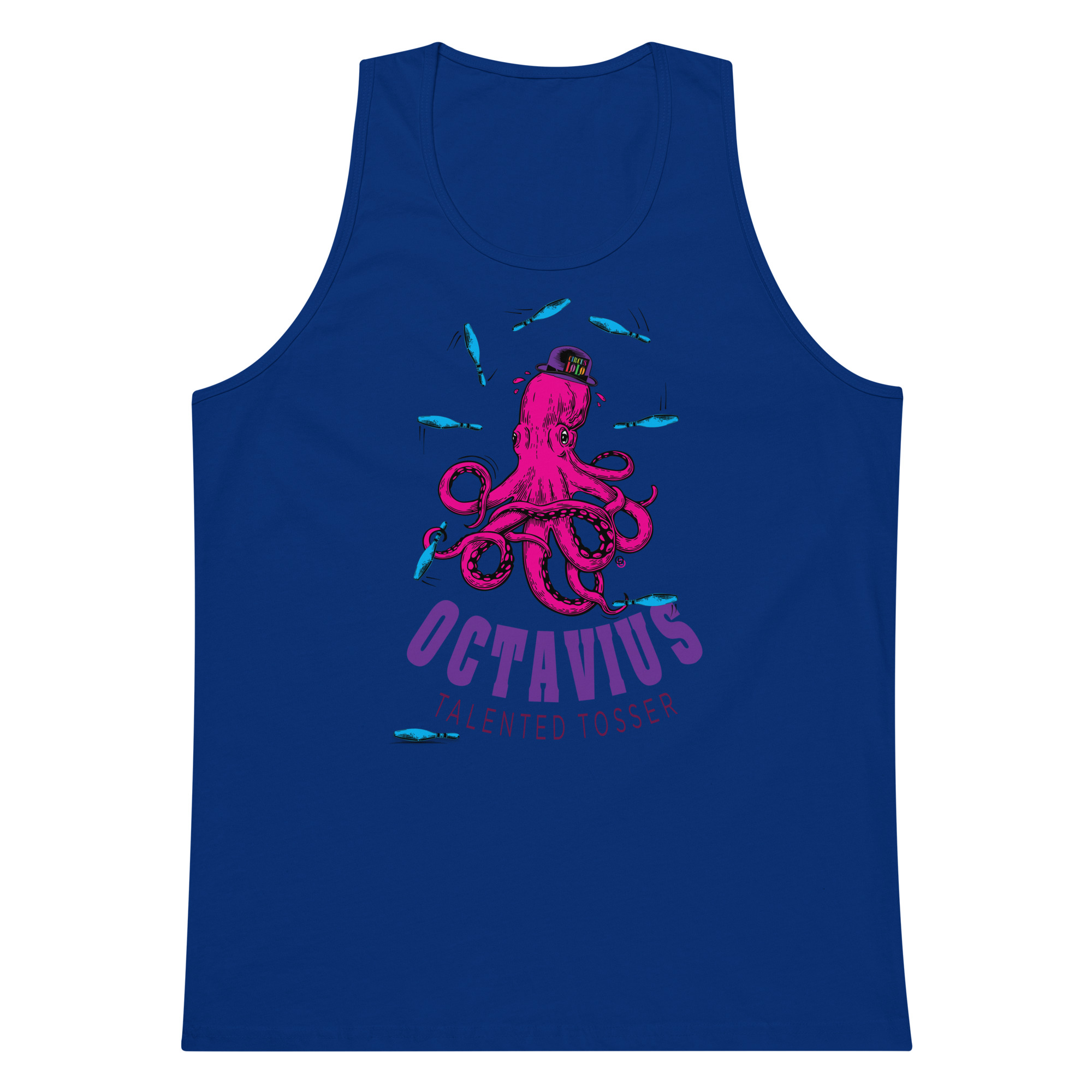 Circus Lolo Octavius Octopus Men’s Premium Tank - Image 7