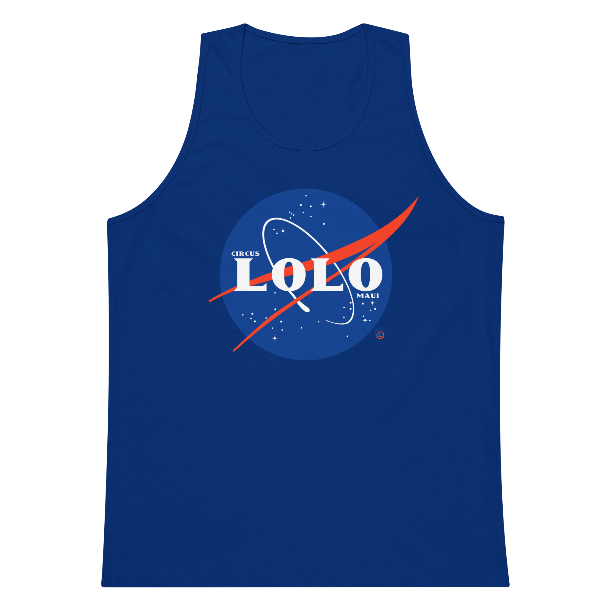 Circus Lolo Spaceball Men’s Premium Tank - Image 6