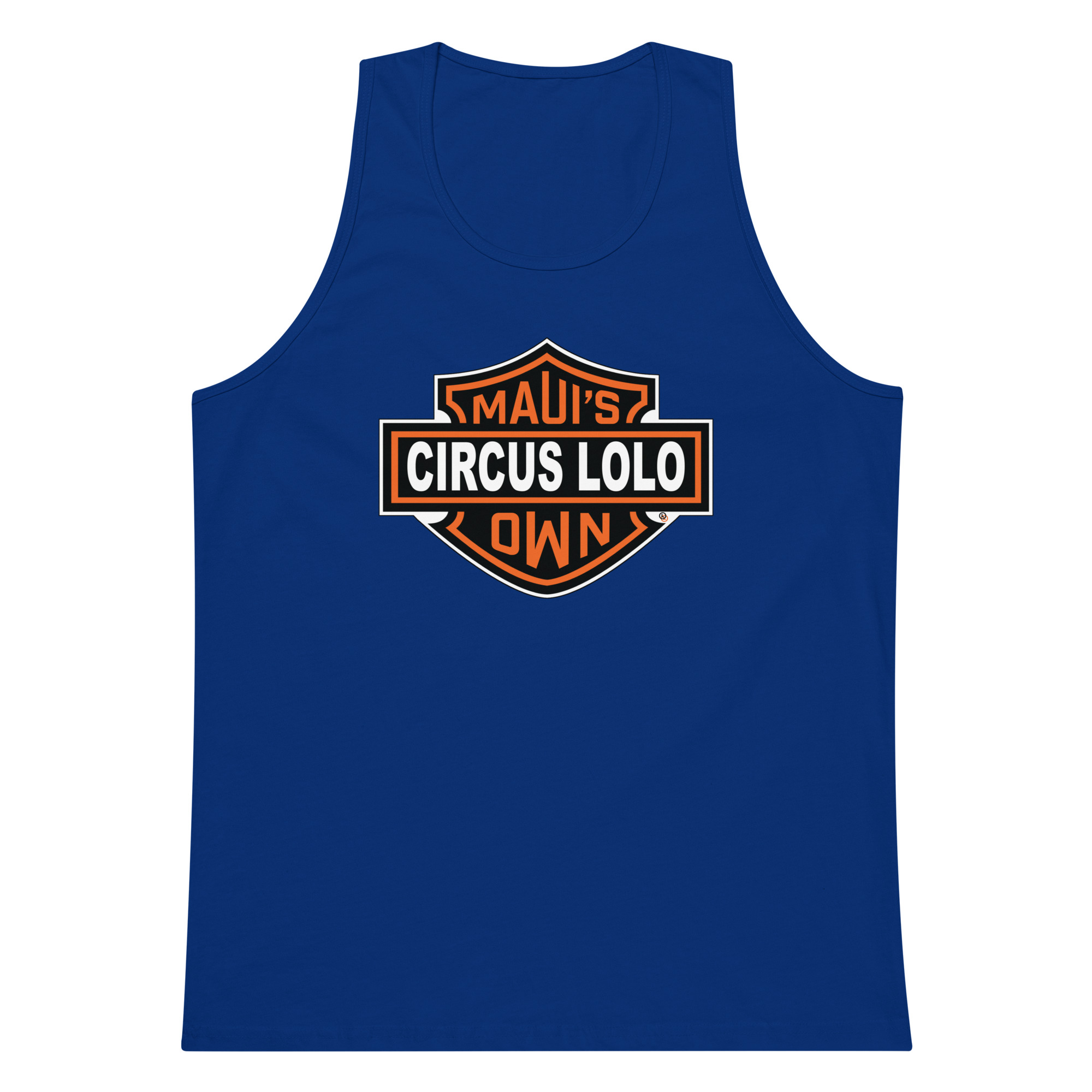 Circus Lolo Hardly Davidson Men’s Premium Tank - Image 2