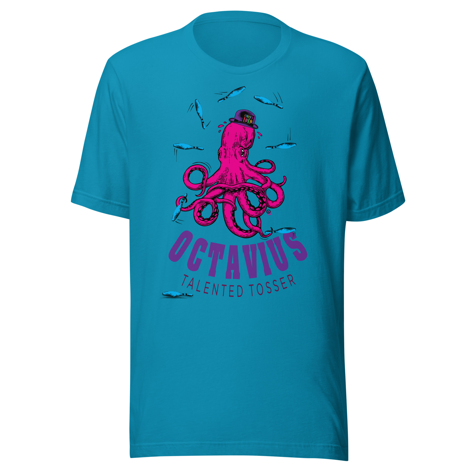 Circus Lolo Octavius Octopus Unisex Crew Neck T-Shirt - Image 4