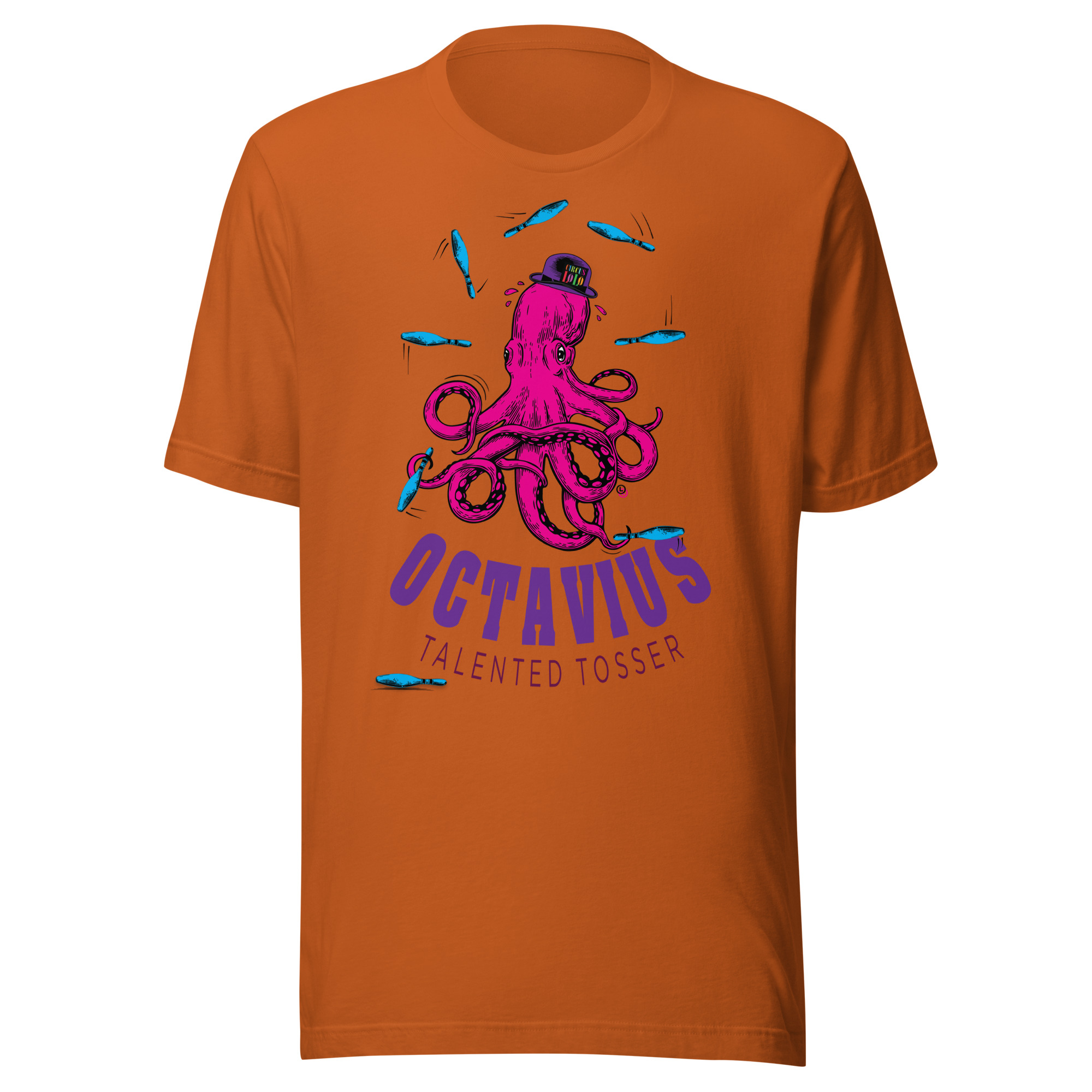 Circus Lolo Octavius Octopus Unisex Crew Neck T-Shirt - Image 5