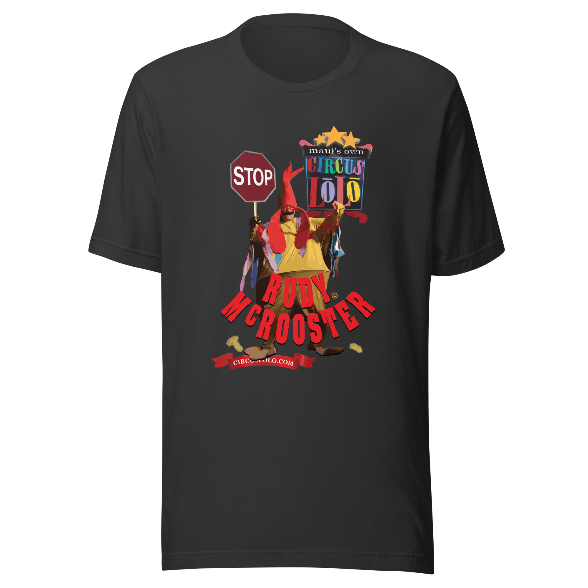 Circus Lolo Rudy McRooster Unisex T-Shirt - Image 5