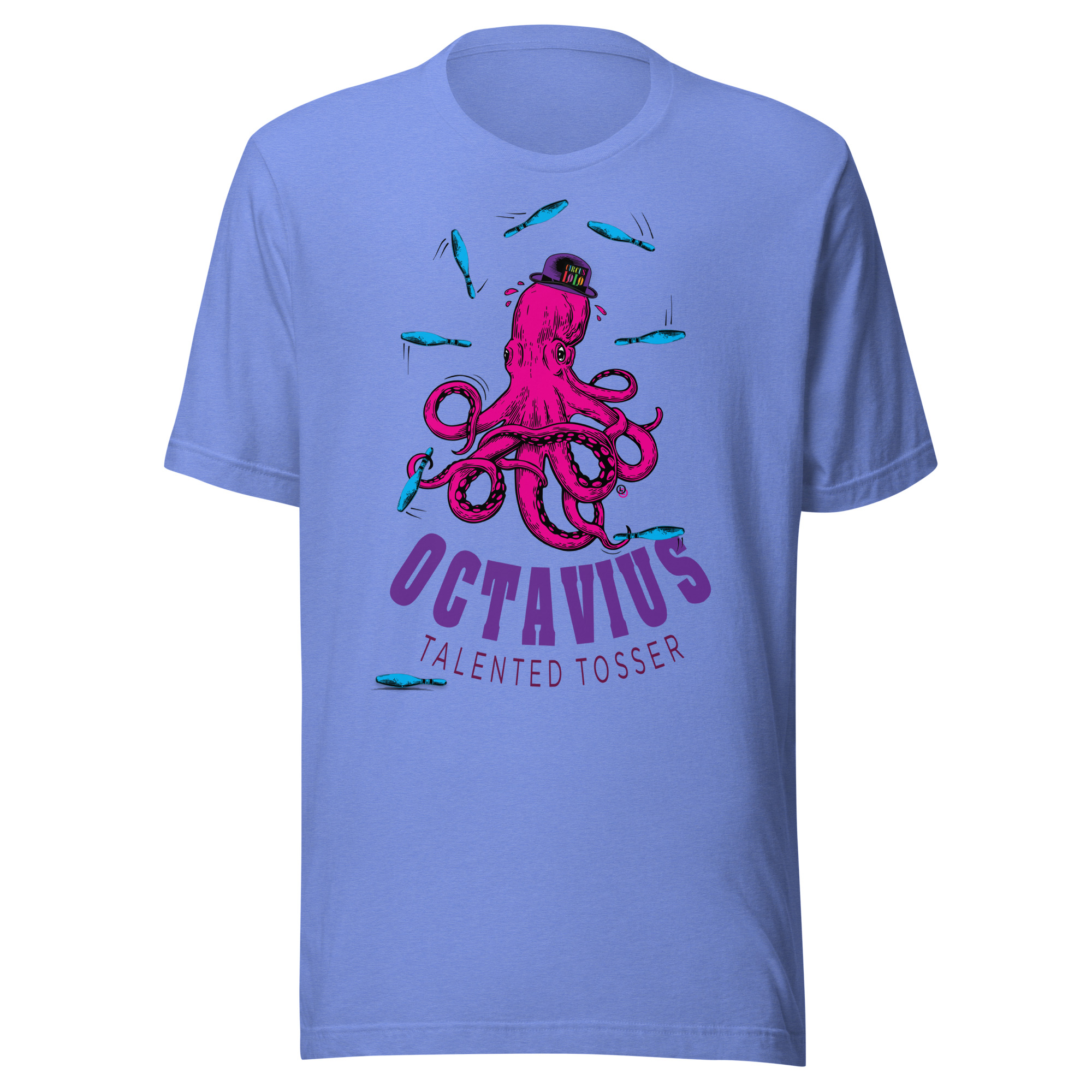 Circus Lolo Octavius Octopus Unisex Crew Neck T-Shirt - Image 2