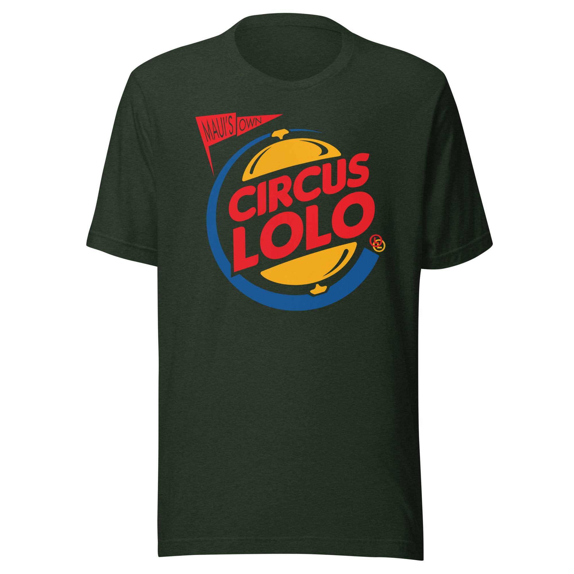 Circus Lolo Burger Ring Unisex Crew Neck T-Shirt - Image 4