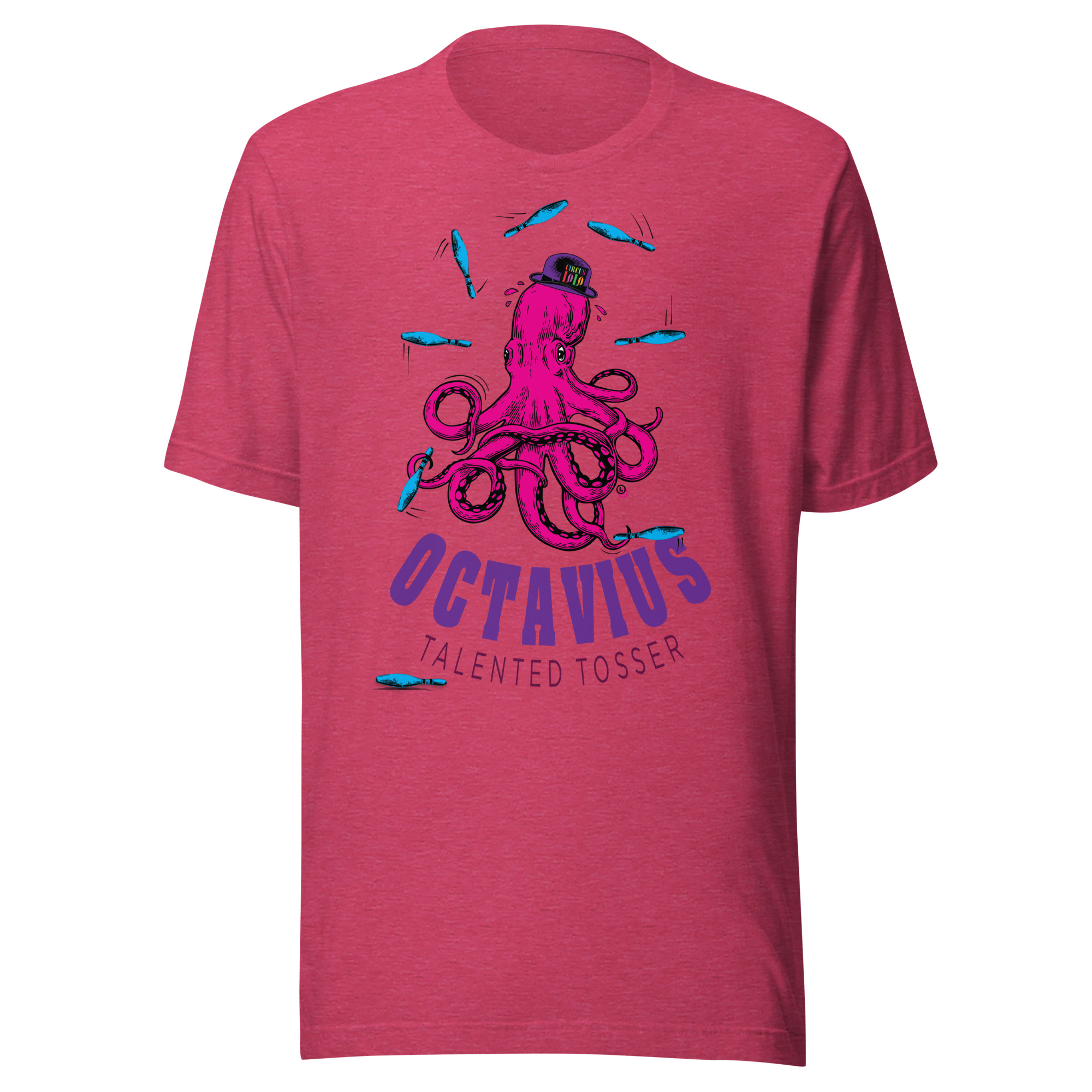 Circus Lolo Octavius Octopus Unisex Crew Neck T-Shirt - Image 6