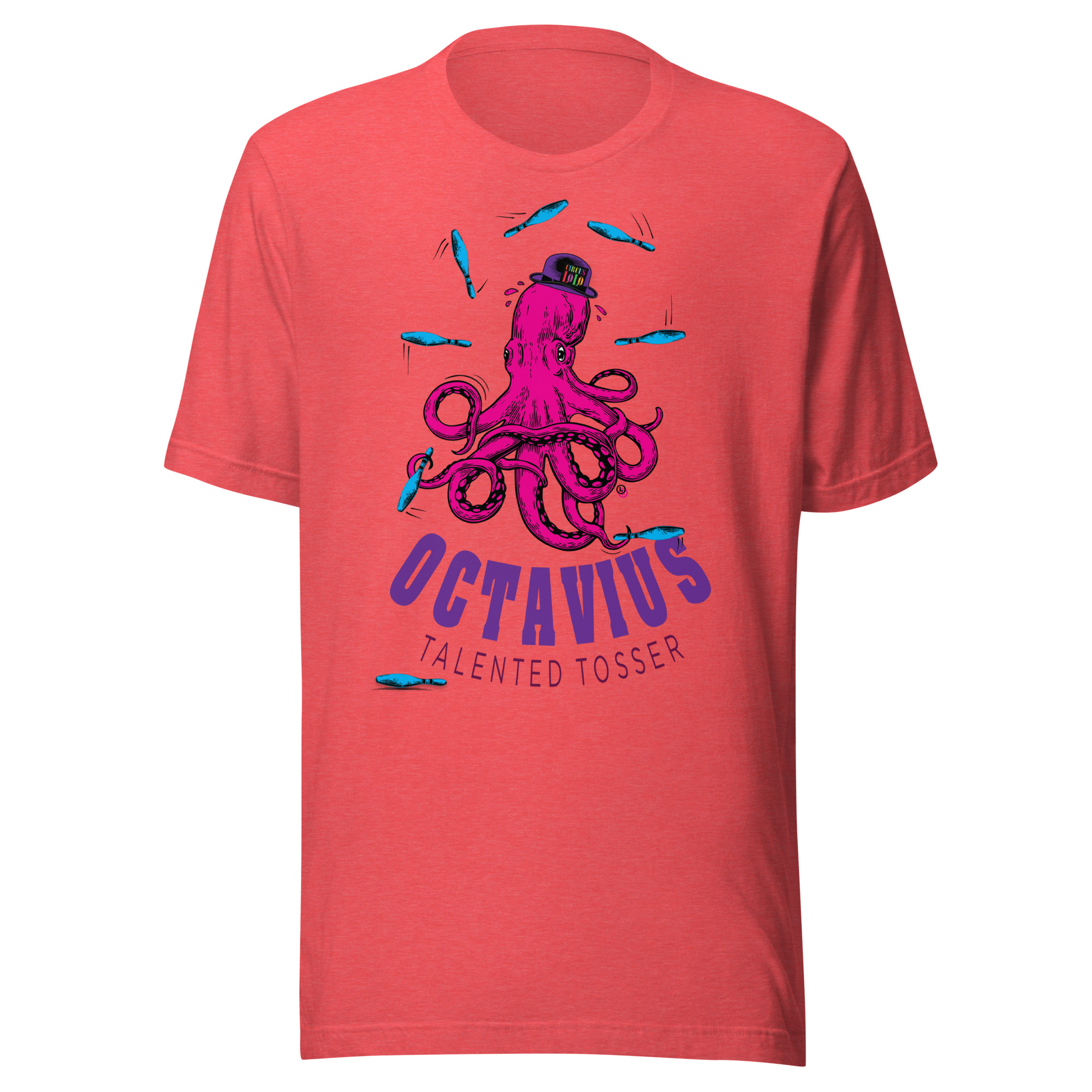 Circus Lolo Octavius Octopus Unisex Crew Neck T-Shirt - Image 3