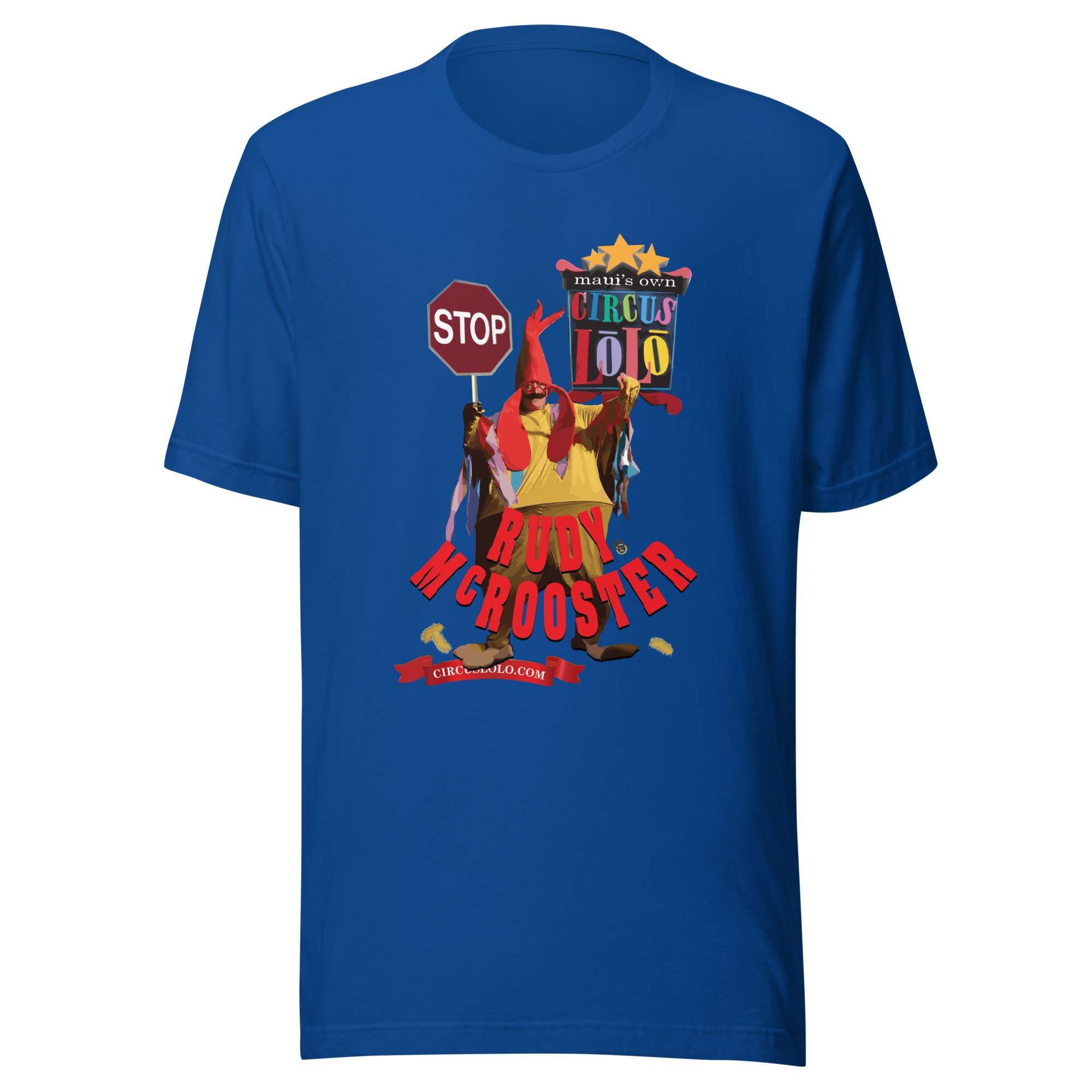Circus Lolo Rudy McRooster Unisex T-Shirt - Image 4