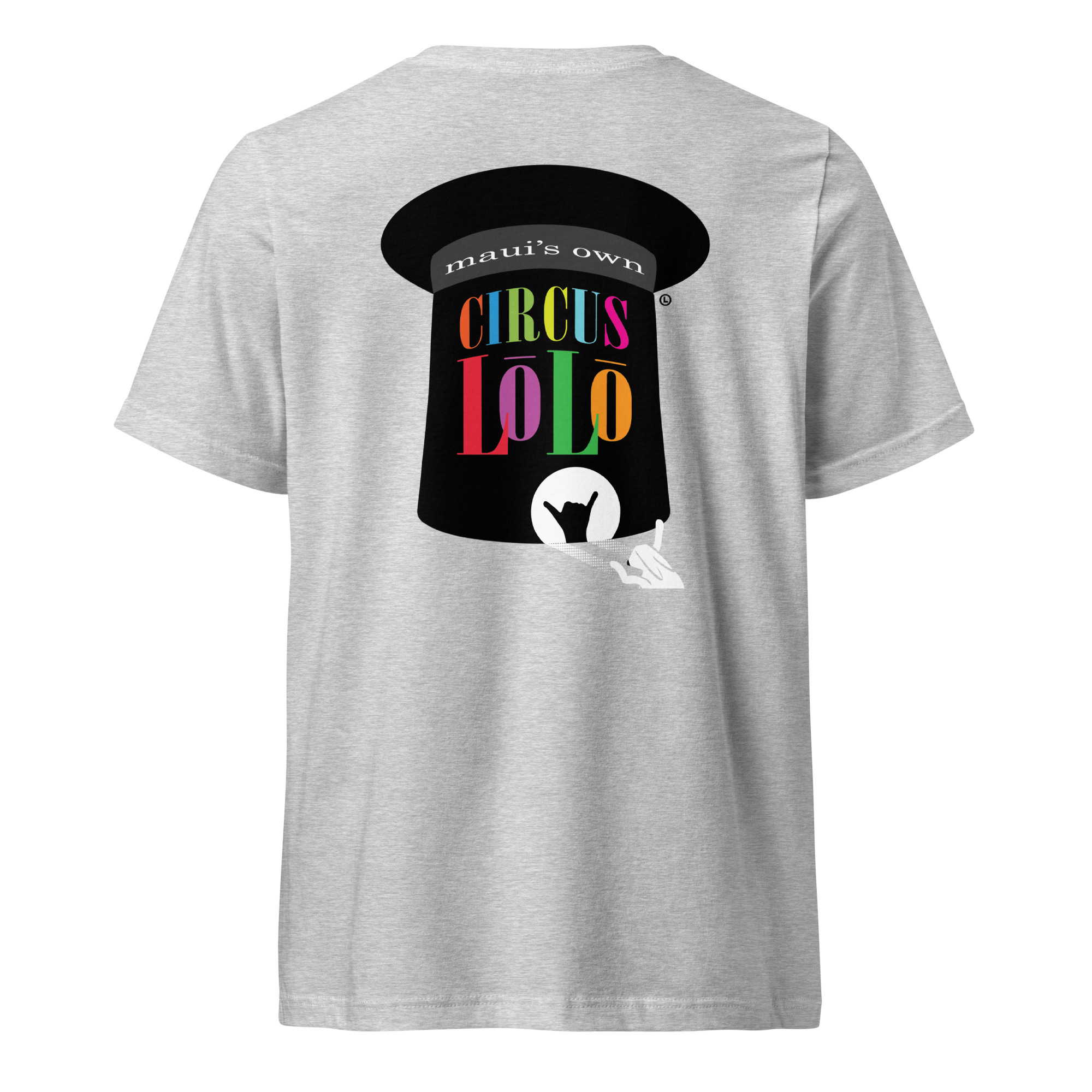 Circus Lolo Shaka Bunny Unisex V-Neck T-Shirt - Image 3