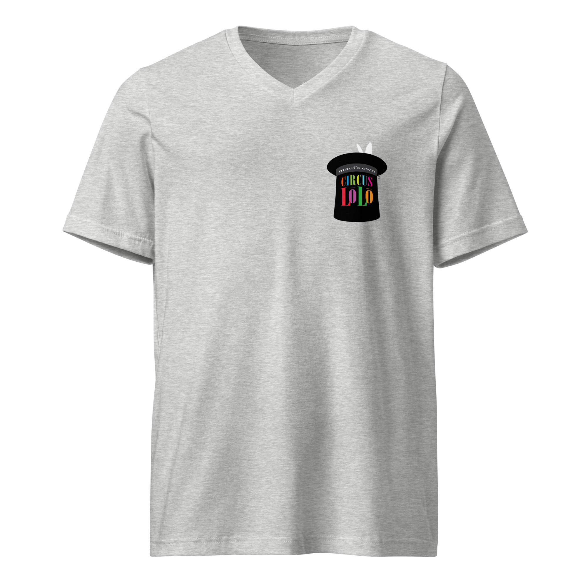 Circus Lolo Shaka Bunny Unisex V-Neck T-Shirt - Image 2