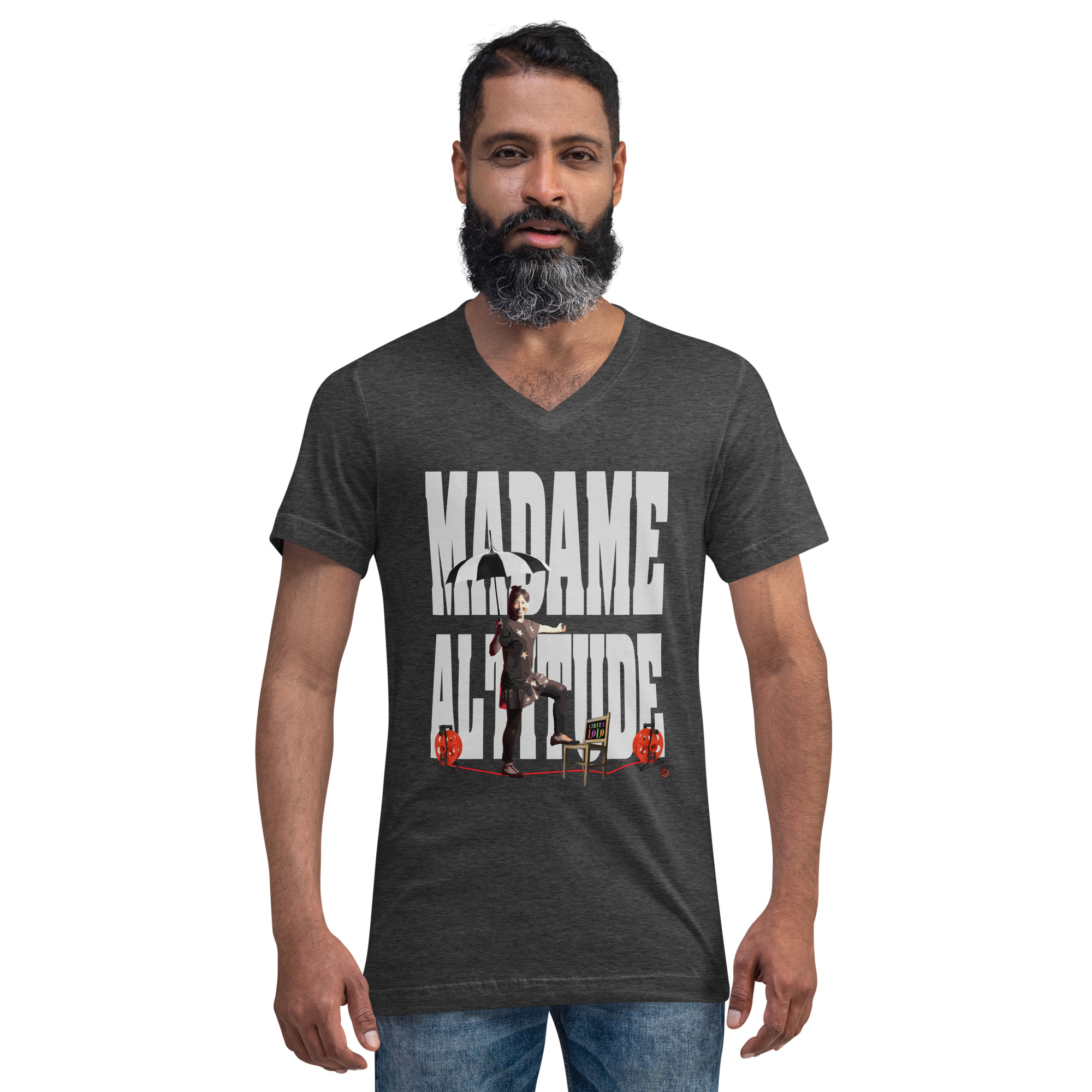 Circus Lolo Madame Altitude Unisex V-Neck T-Shirt