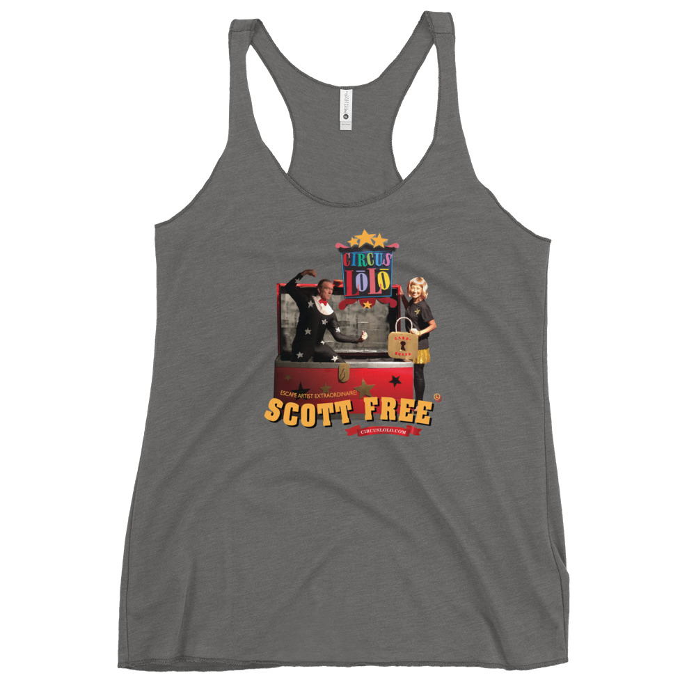 Circus Lolo Scott Free Women's Racerback Tank - Image 3