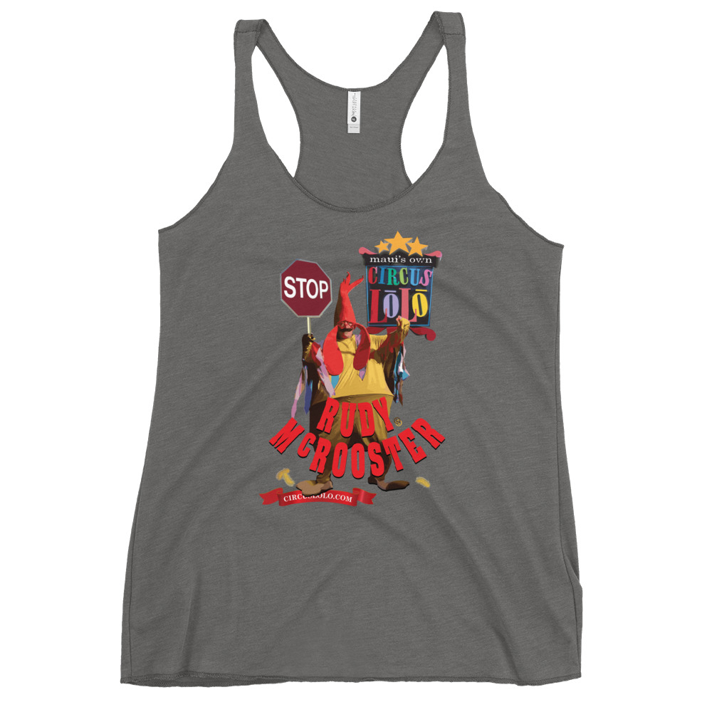 Circus Lolo Rudy McRooster Women's Racerback Tank - Image 3