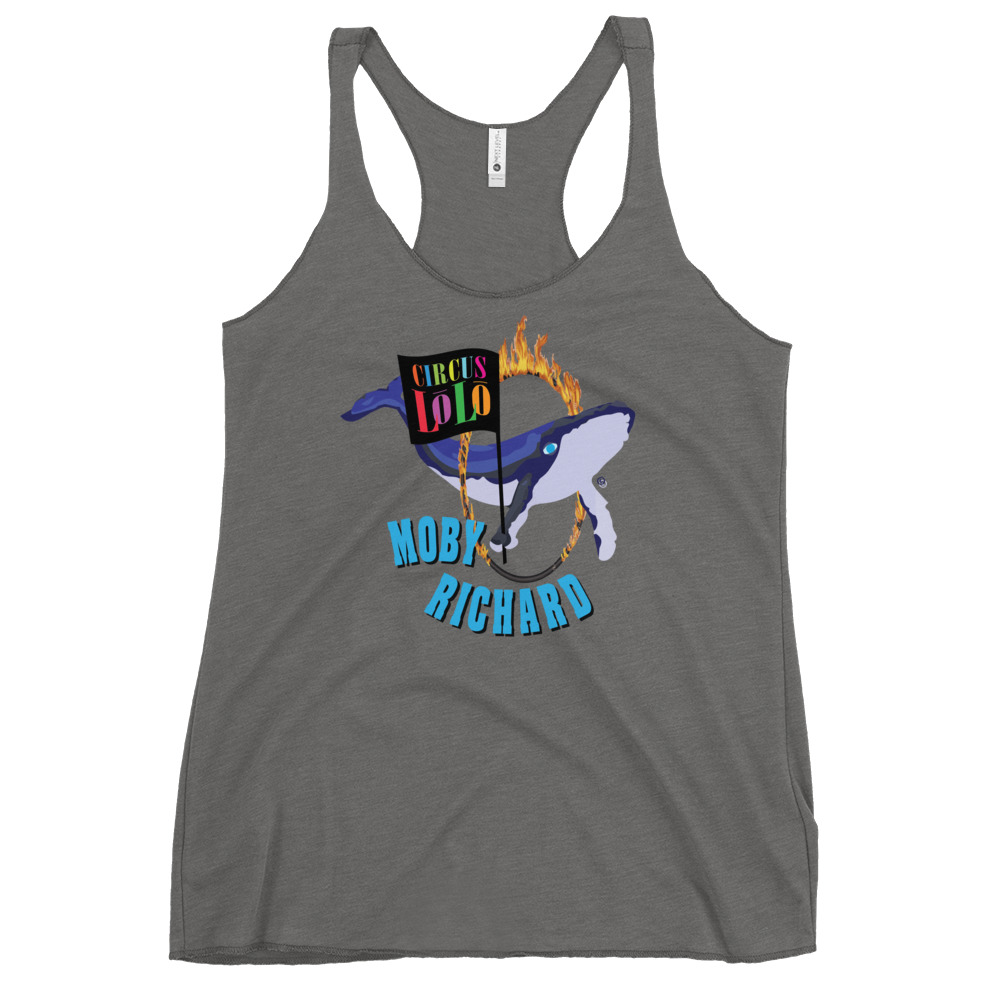Circus Lolo Moby Richard Women’s Racerback Tank - Image 2