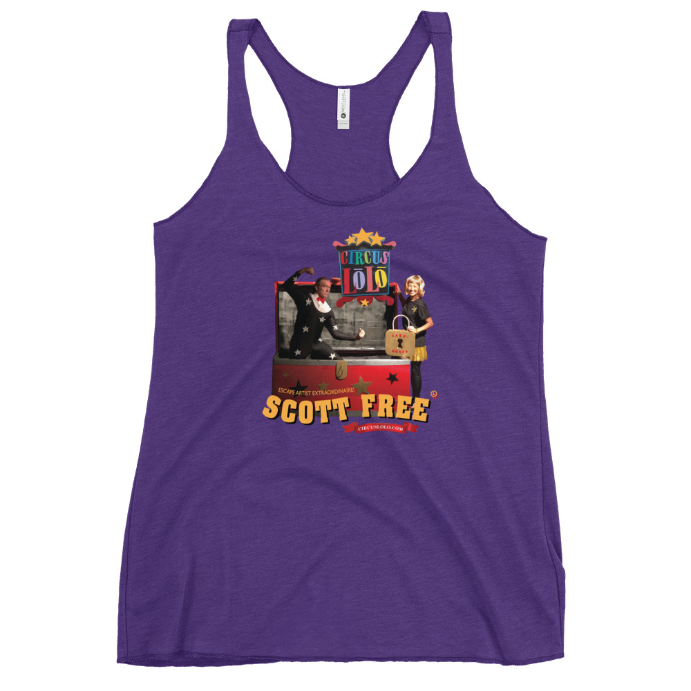Circus Lolo Scott Free Women's Racerback Tank - Image 4