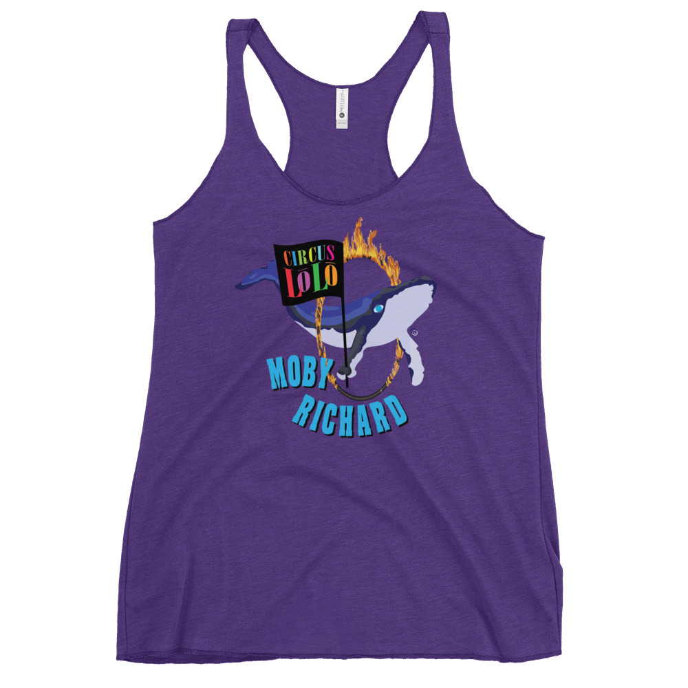 Circus Lolo Moby Richard Women’s Racerback Tank - Image 5