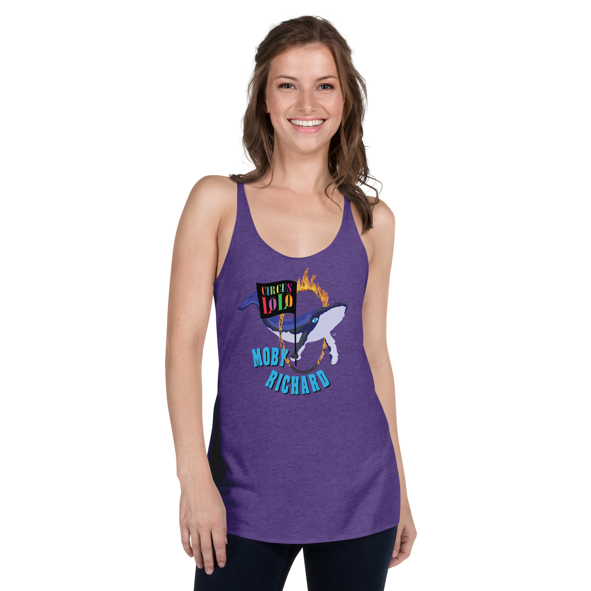 Circus Lolo Moby Richard Women’s Racerback Tank