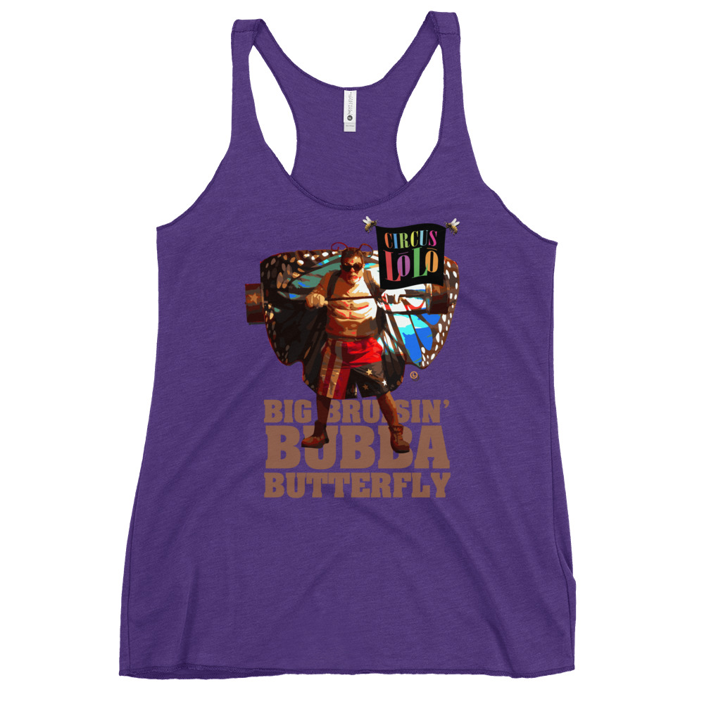 Circus Lolo Bubba Butterfly Women's Racerback Tank - Image 4