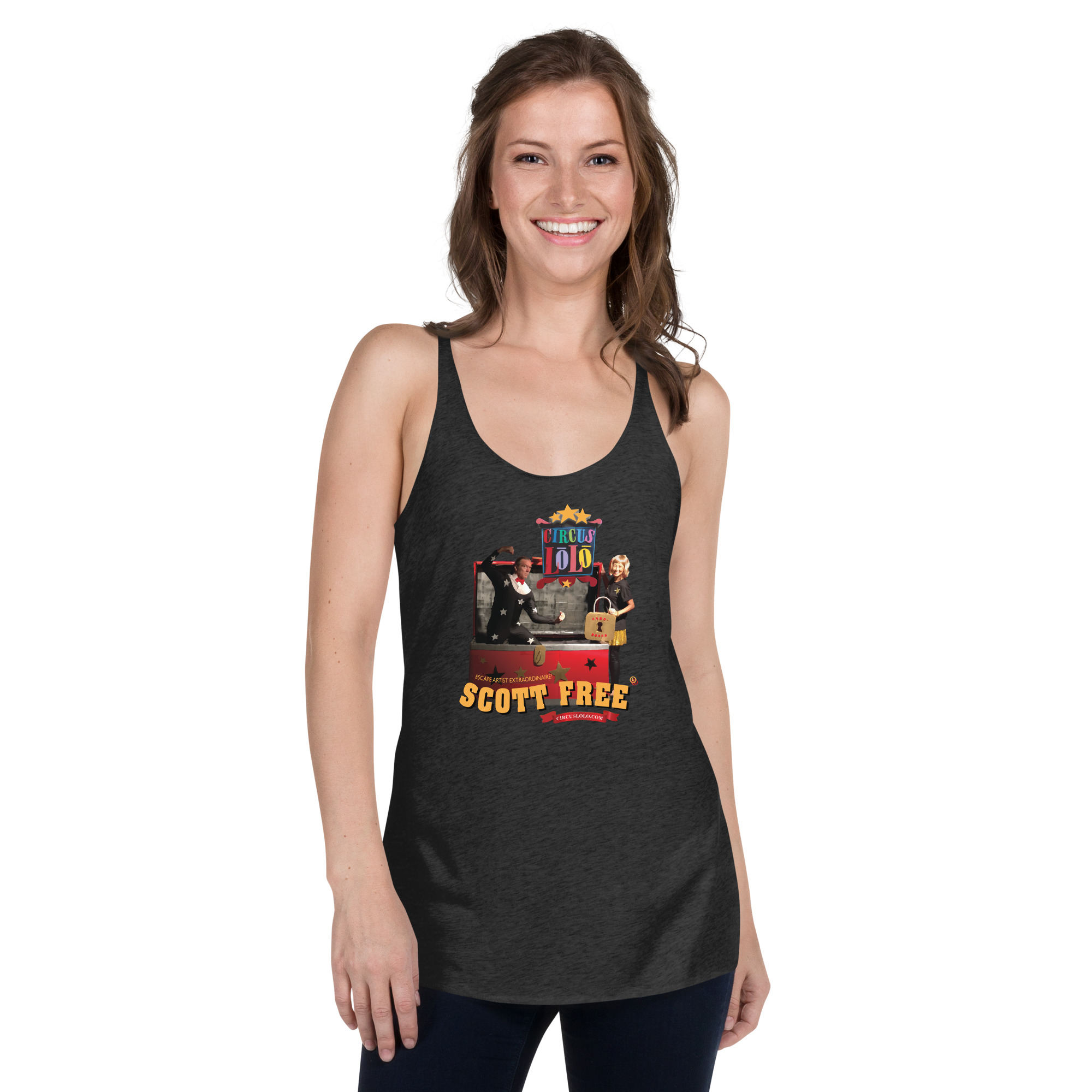 Circus Lolo Scott Free Women's Racerback Tank