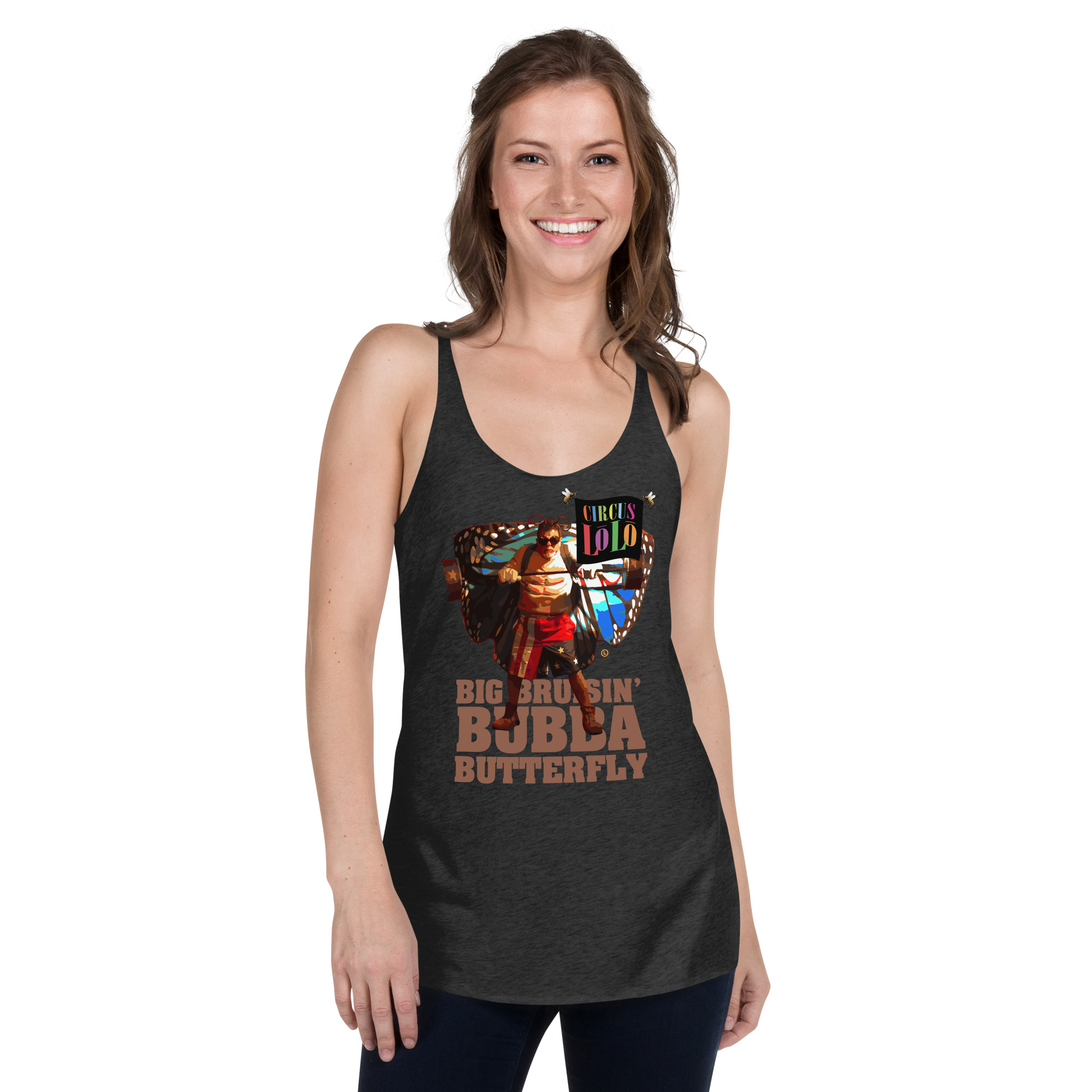 Circus Lolo Bubba Butterfly Women's Racerback Tank