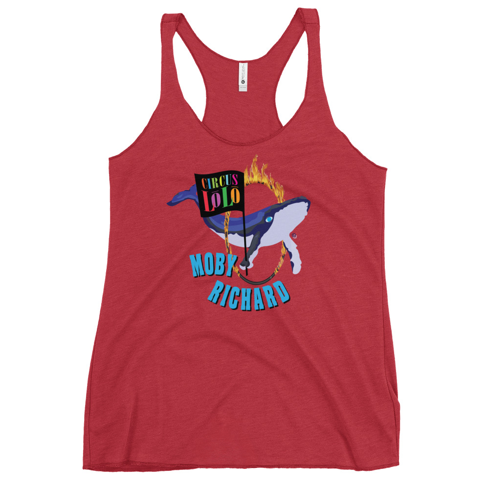 Circus Lolo Moby Richard Women’s Racerback Tank - Image 4