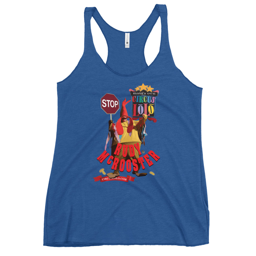 Circus Lolo Rudy McRooster Women's Racerback Tank - Image 4