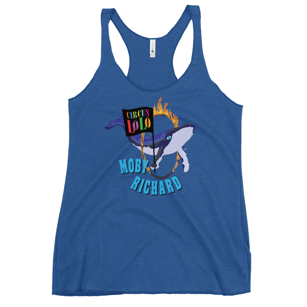 Circus Lolo Moby Richard Women’s Racerback Tank - Image 3