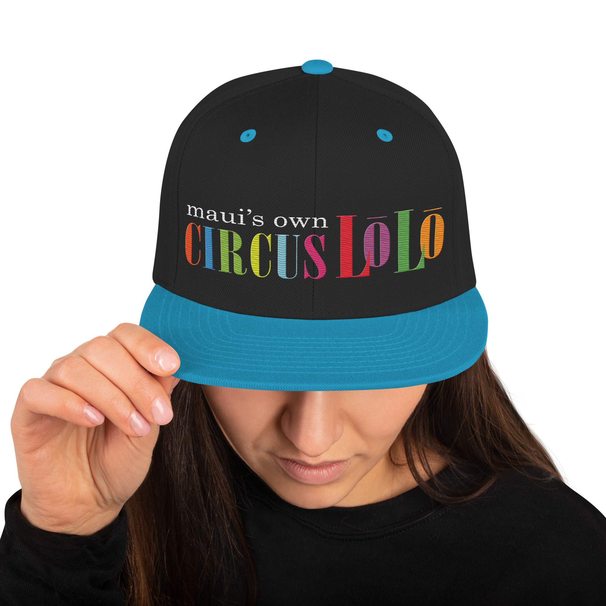 Embroidered Circus Lolo Lolo Snapback Hat - Image 2