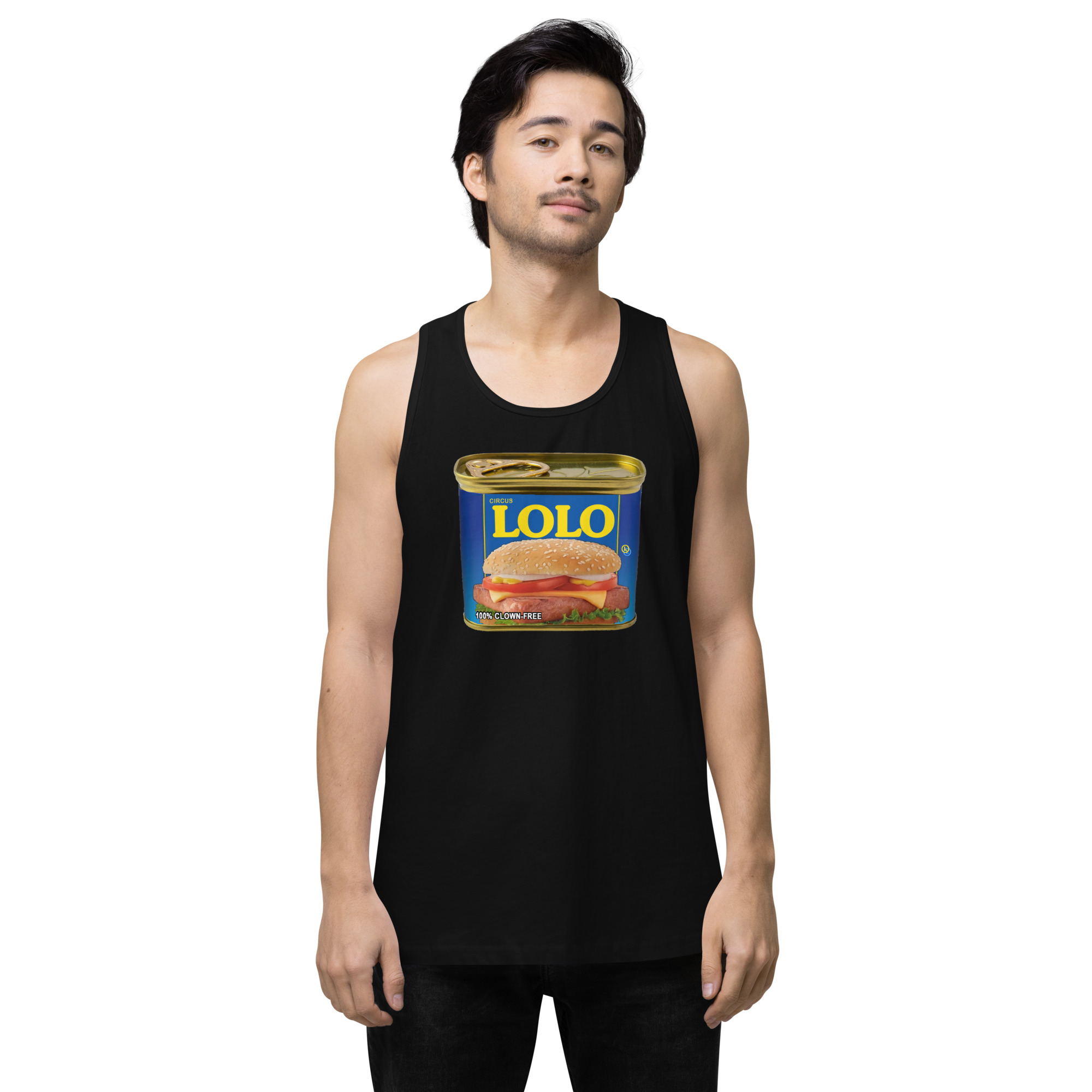 Circus Lolo Mystery Meat Men’s Premium Tank