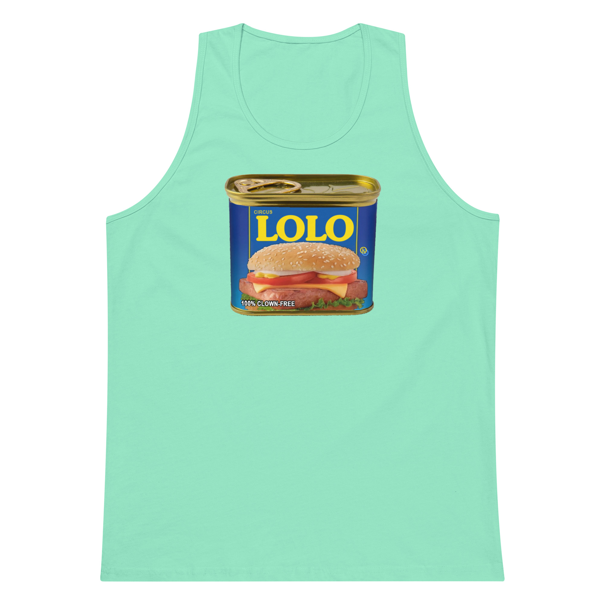 Circus Lolo Mystery Meat Men’s Premium Tank - Image 11
