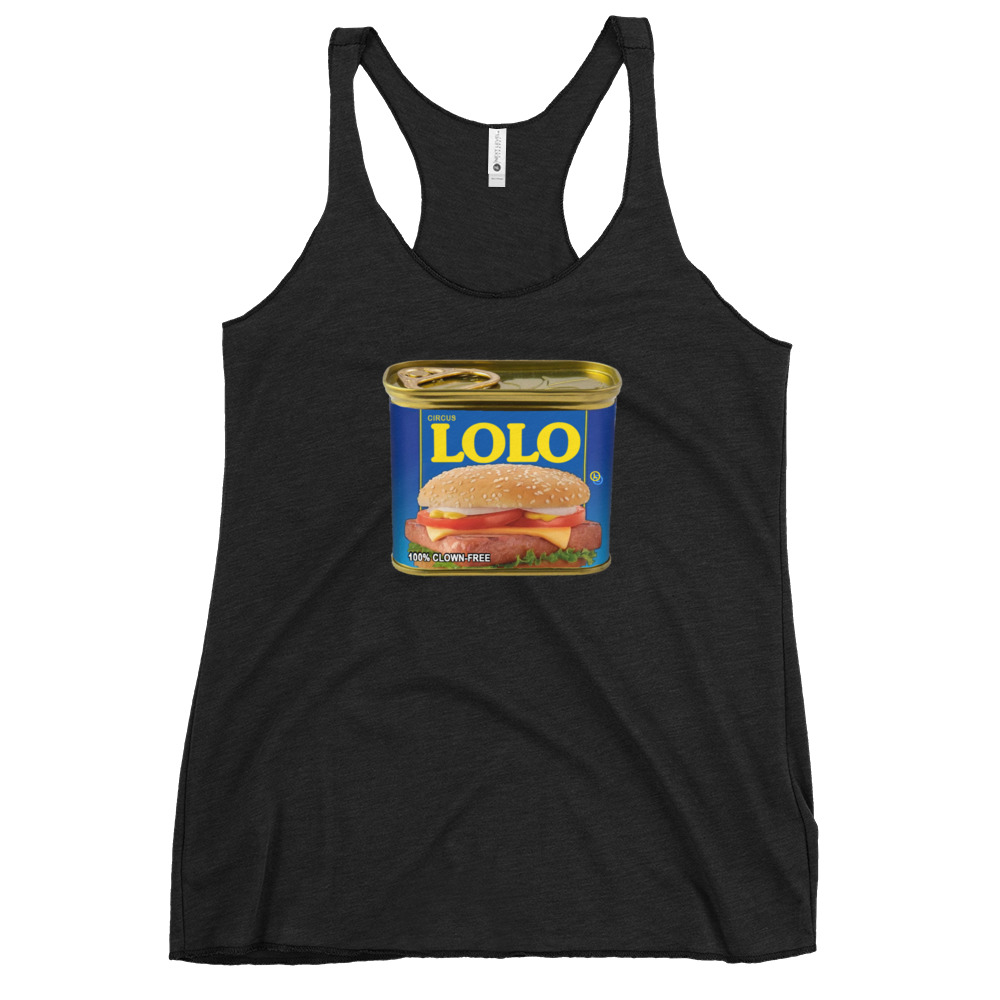 Circus Lolo Mystery Meat Women's Racerback Tank - Image 8